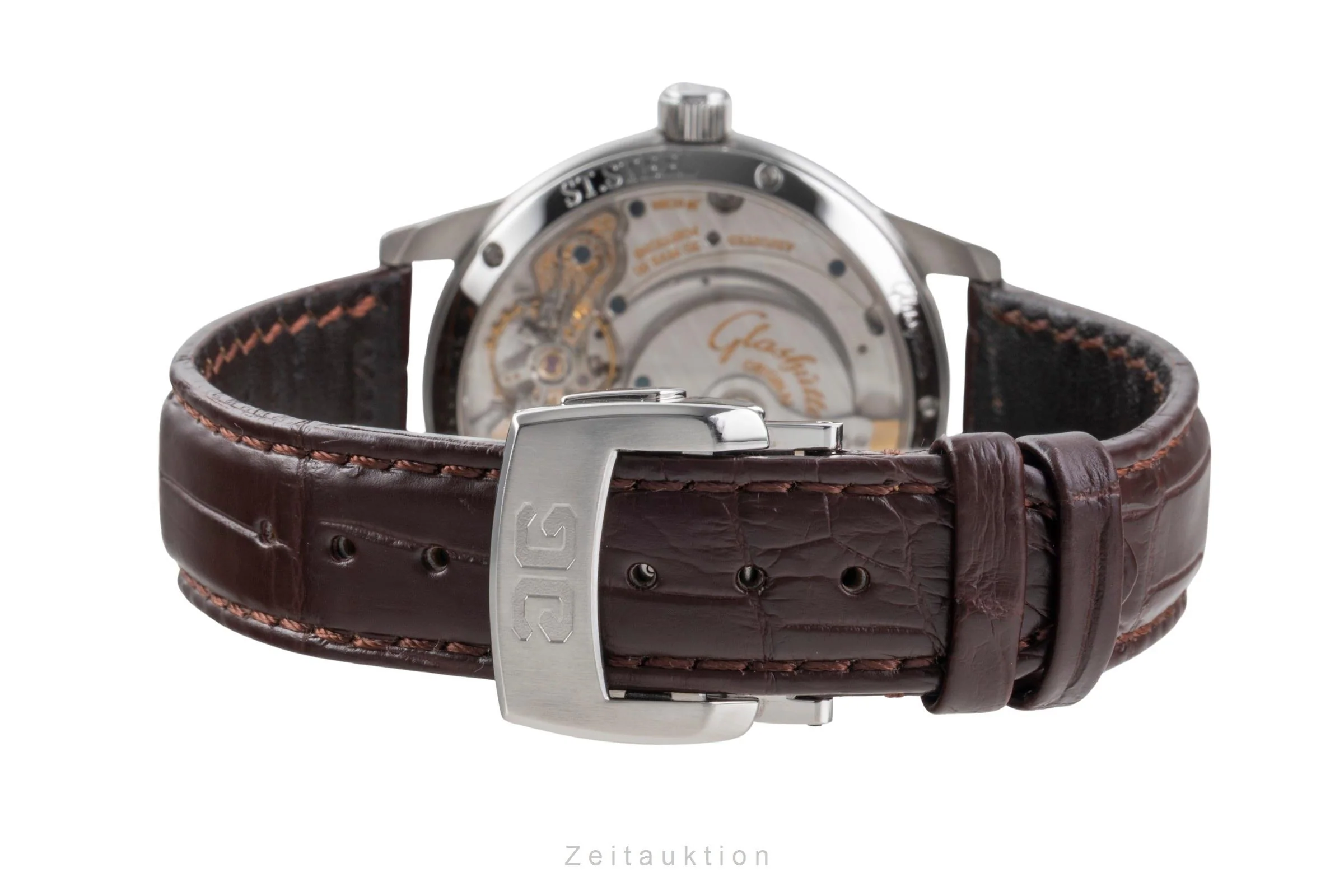 Glashütte PanoMaticDate steel automatic men's watch 90-01-02-02-04  [2505903] - Image 13