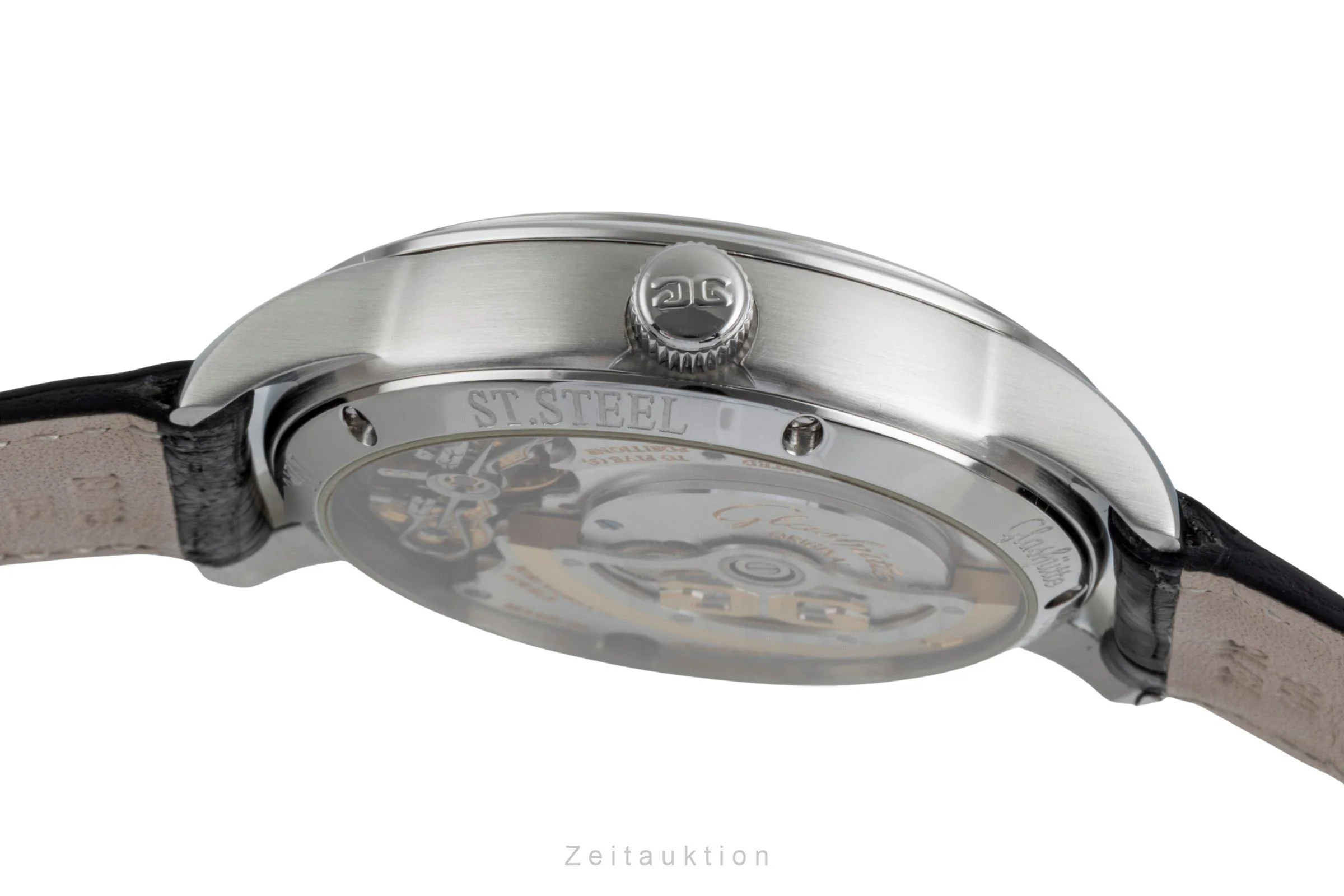 Glashütte PanoMaticDate steel automatic men's watch 90-01-02-02-04  [2507469] - Image 13