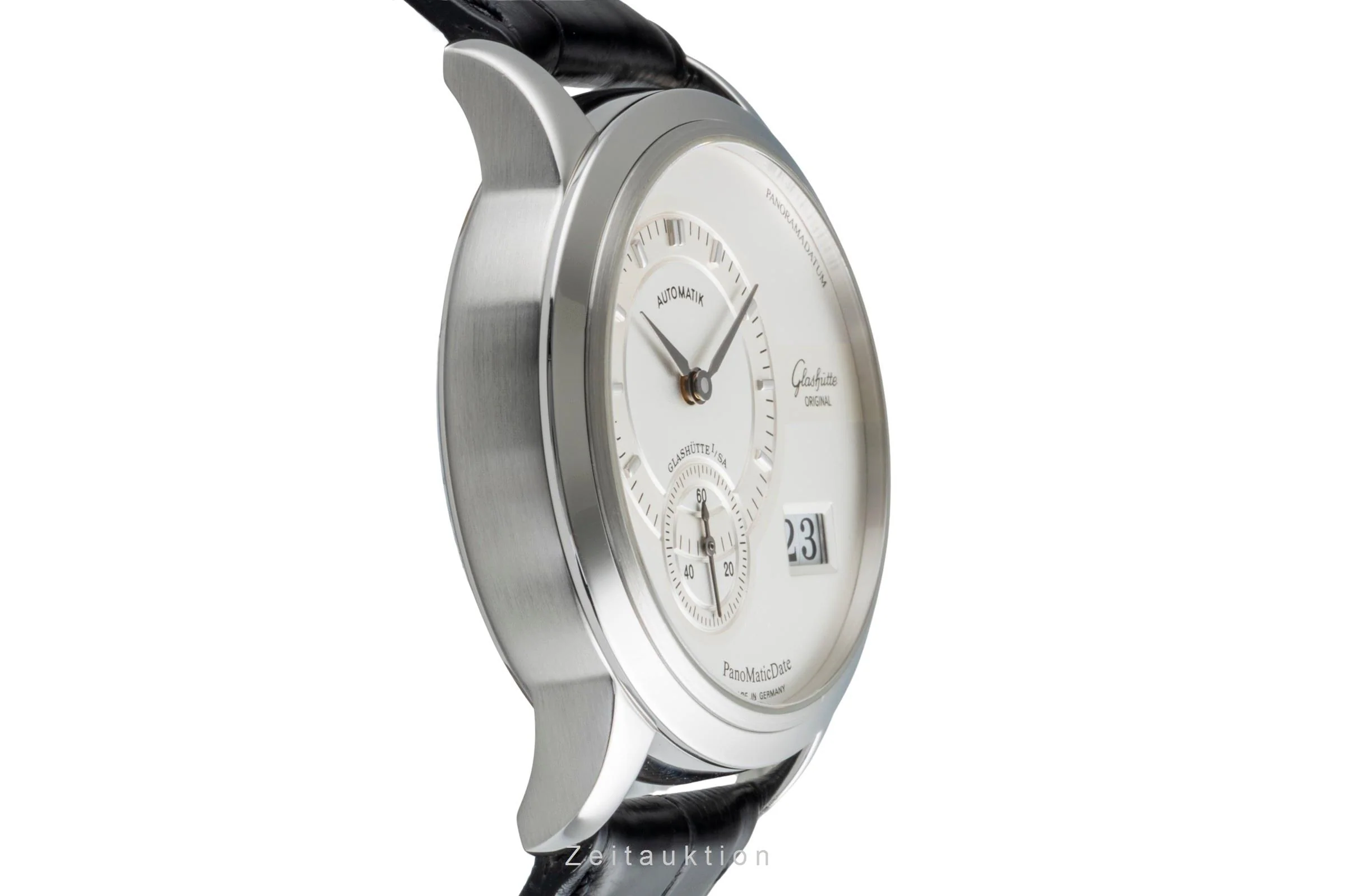 Glashütte PanoMaticDate steel automatic men's watch 90-01-02-02-04  [2507469] - Image 8