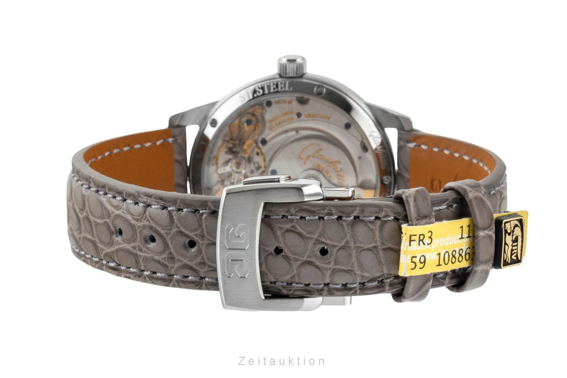 Glashütte PanoMaticDate steel automatic men's watch 90-01-02-02-04  [2600288] - Image 14