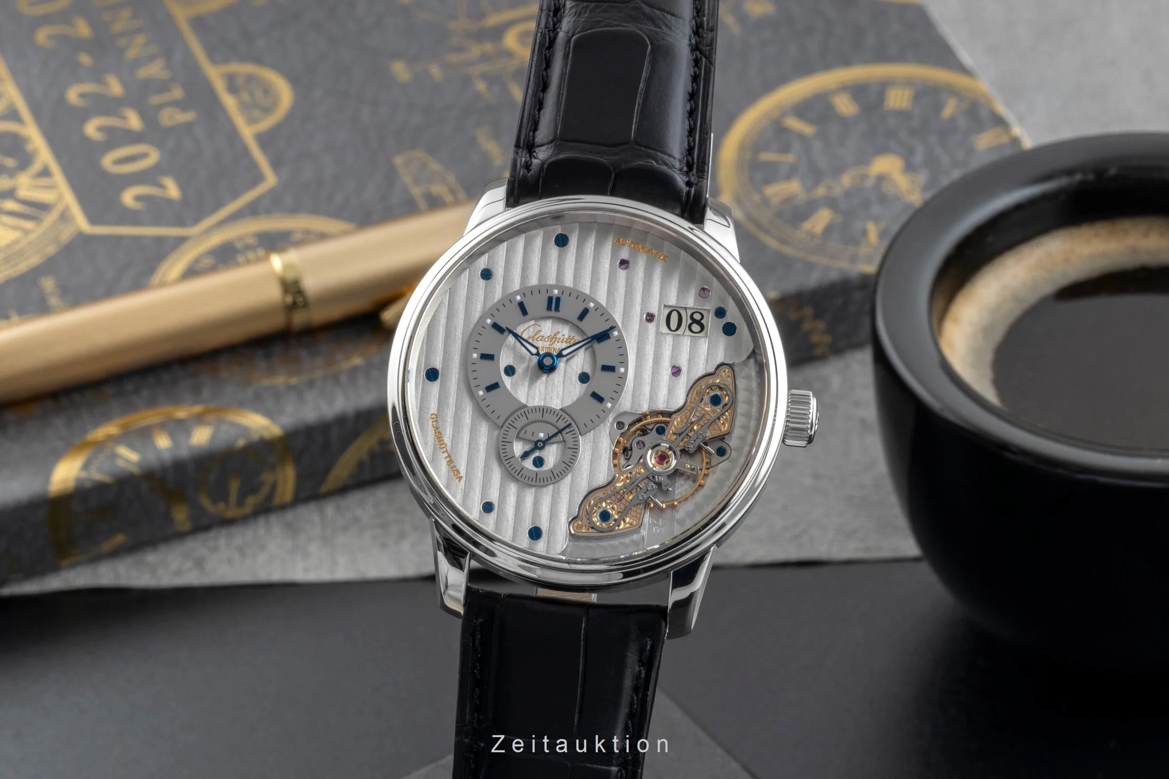Glashütte PanoMaticInverse steel automatic men's watch 1-91-02-02-02-30 LP: 15100EUR  [2506115] - Image 2