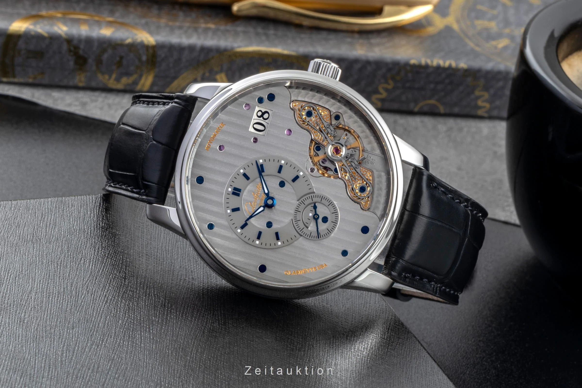 Glashütte PanoMaticInverse steel automatic men's watch 1-91-02-02-02-30 LP: 15100EUR  [2506115] - Image 3