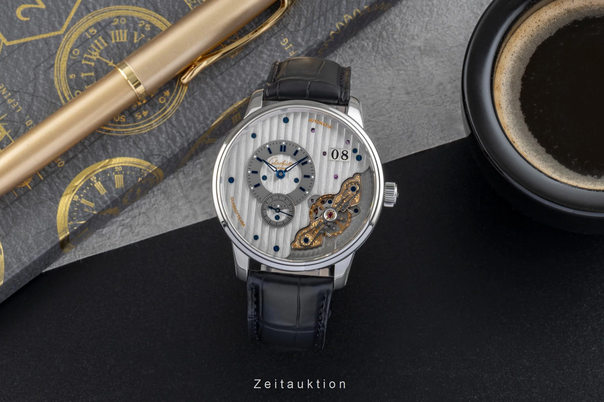 Glashütte PanoMaticInverse steel automatic men's watch 1-91-02-02-02-30 LP: 15100EUR  [2506115] - Image 4