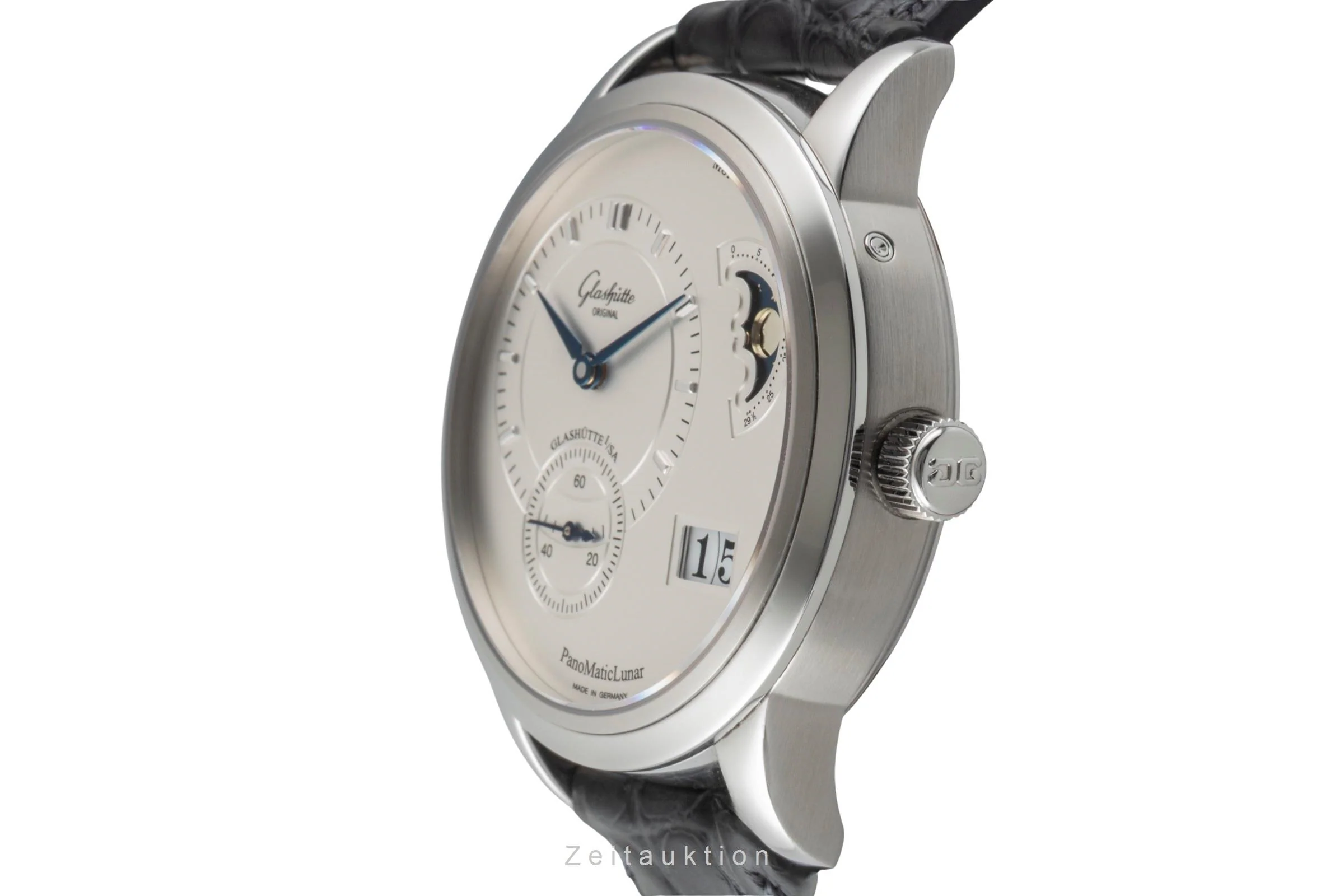 Glashütte PanoMaticLunar steel automatic men's watch 1-90-02-02-02-04  [2600664] - Image 7