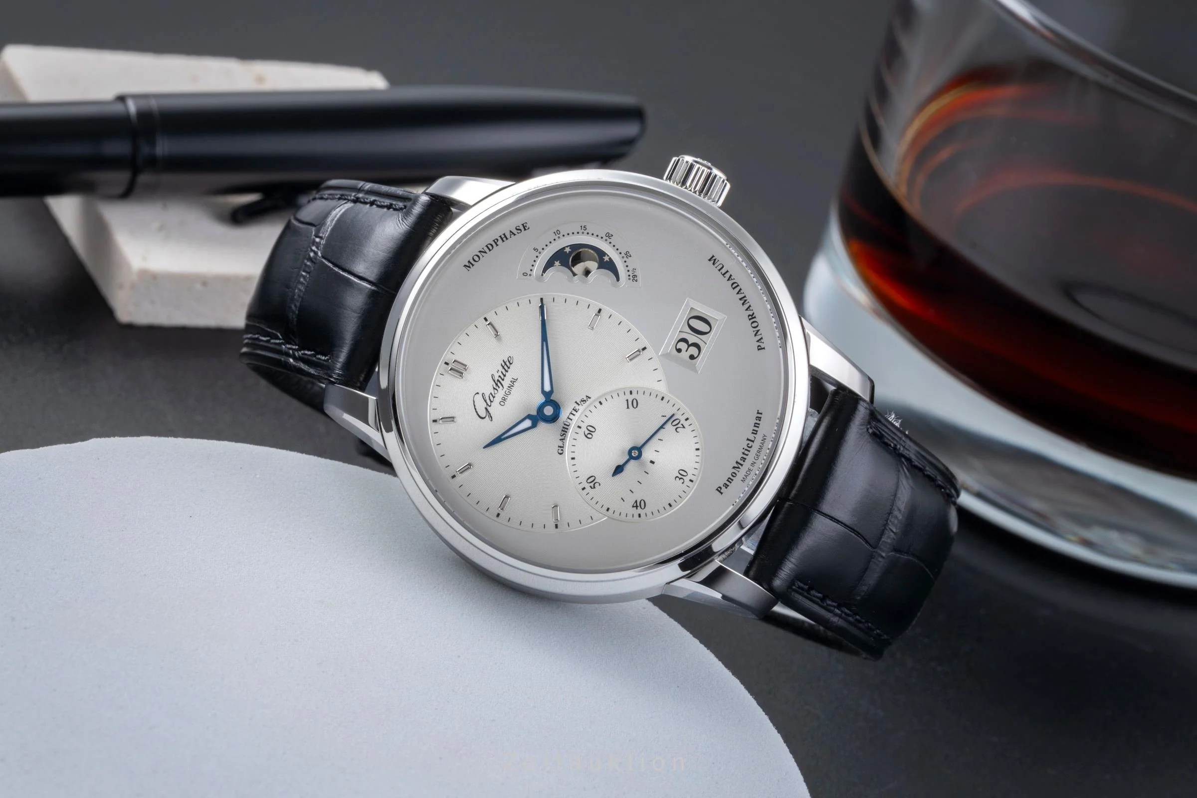 Glashütte PanoMaticLunar steel automatic men's watch 1-90-02-42-32-01 LP: 11400EUR  [2506071] - Image 3