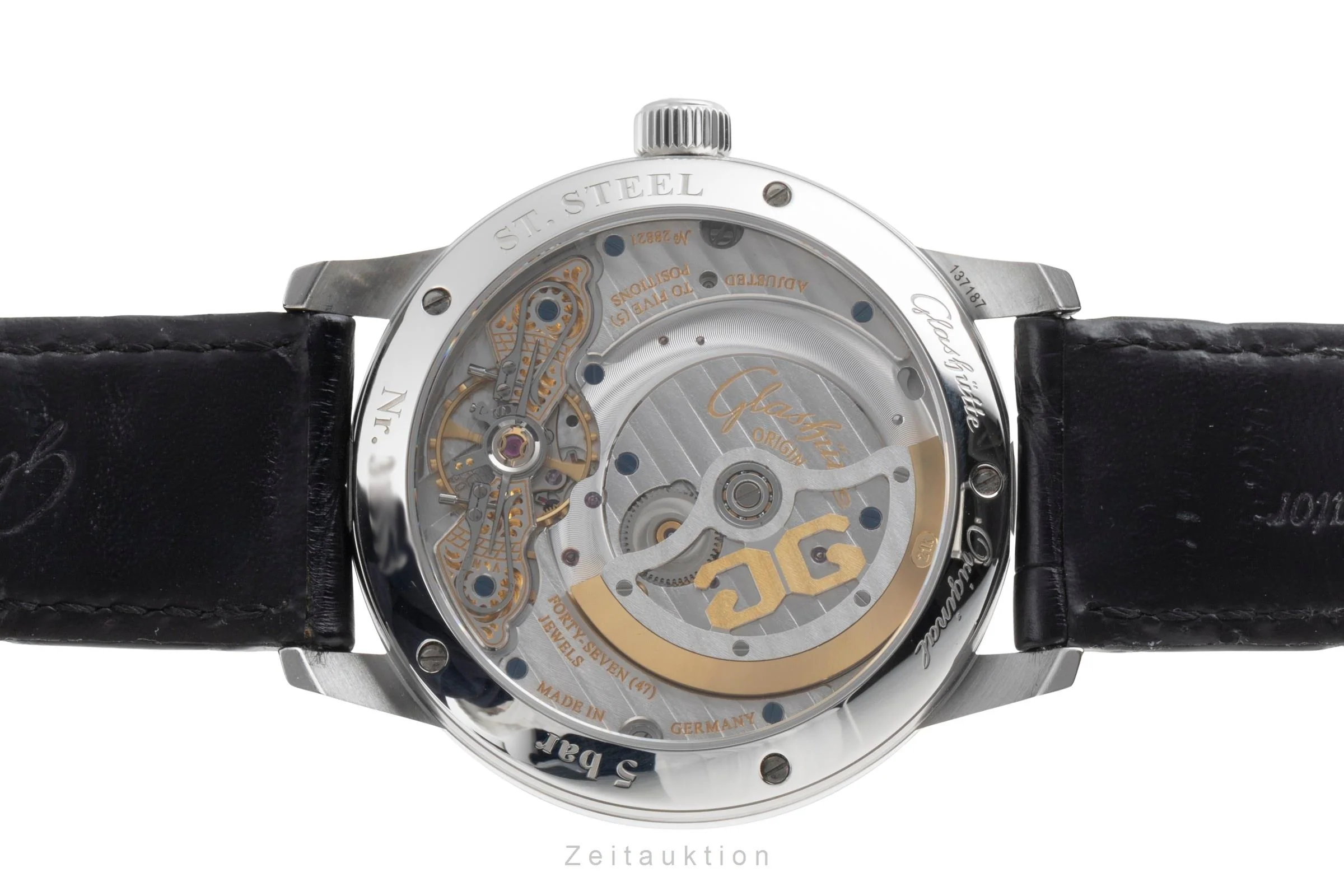 Glashütte PanoMaticLunar steel automatic men's watch 1-90-02-42-32-05 LP: 11800EUR  [2504772] - Image 12
