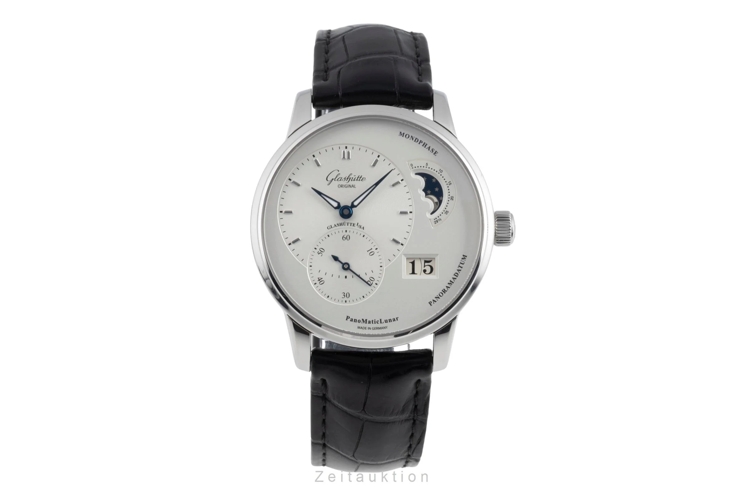 Glashütte PanoMaticLunar steel automatic men's watch 1-90-02-42-32-05 LP: 11800EUR  [2504772] - Image 5