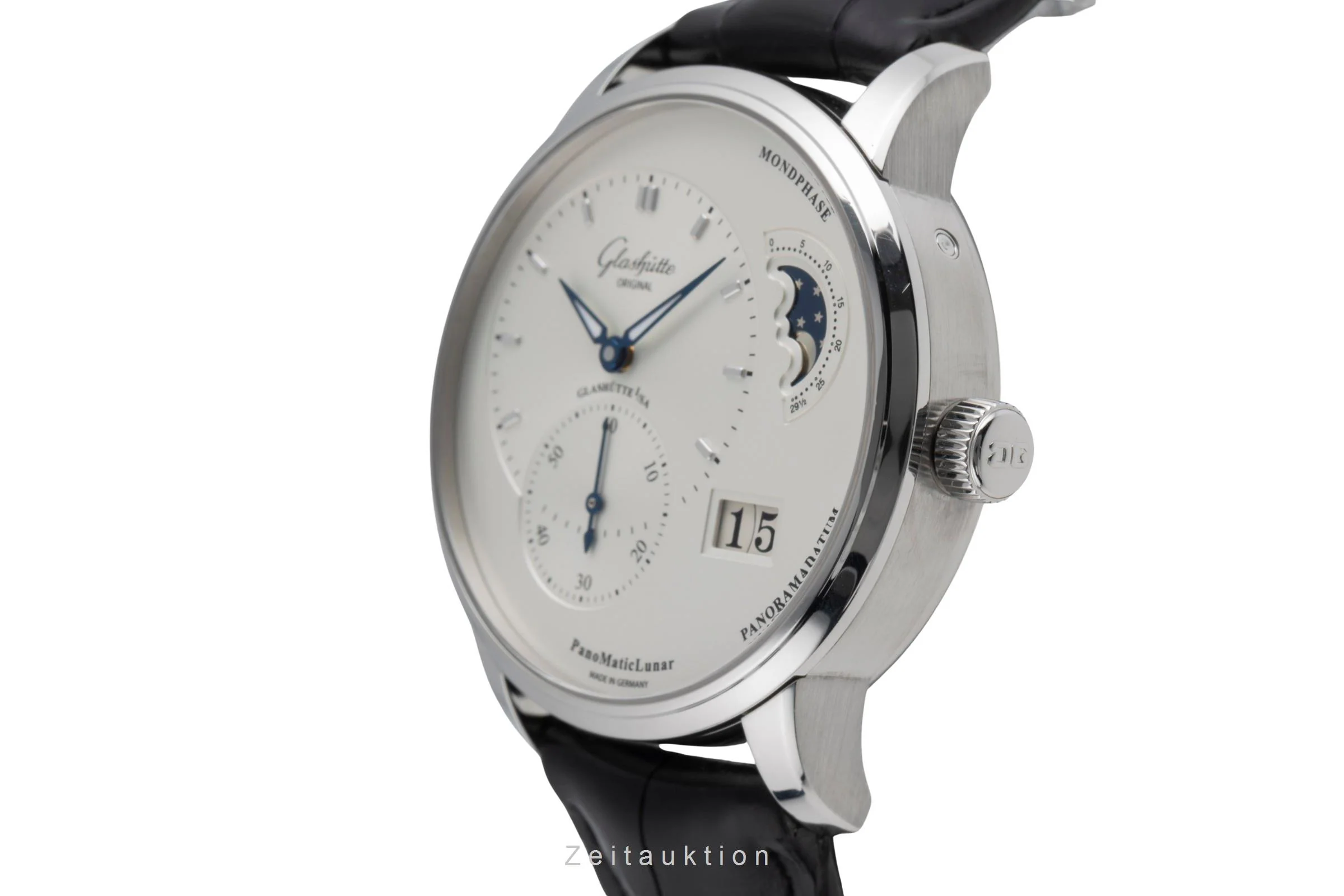 Glashütte PanoMaticLunar steel automatic men's watch 1-90-02-42-32-05 LP: 11800EUR  [2504772] - Image 7