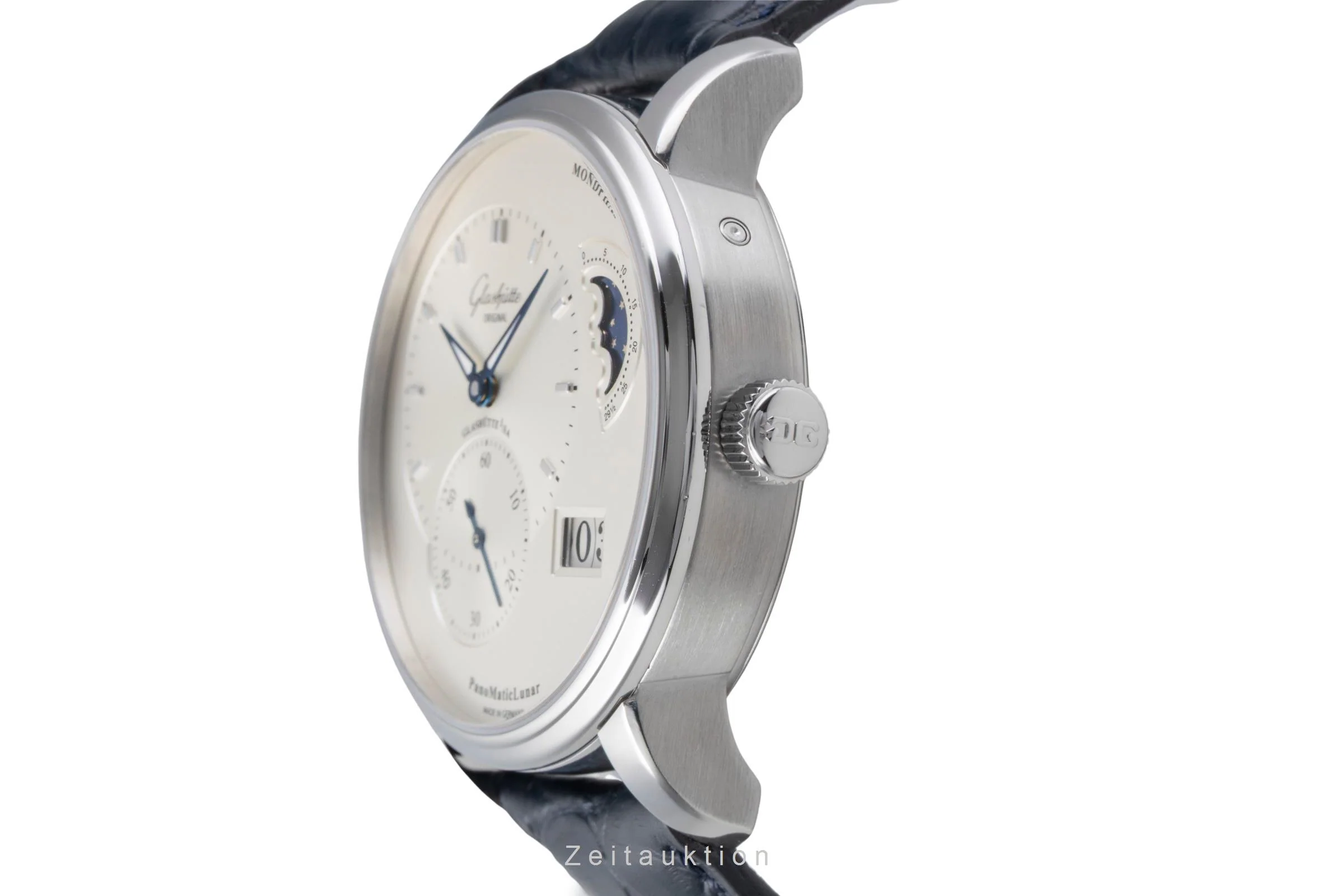 Glashütte PanoMaticLunar steel automatic men's watch 1-90-02-42-32 LP: 11400EUR  [2505729] - Image 7