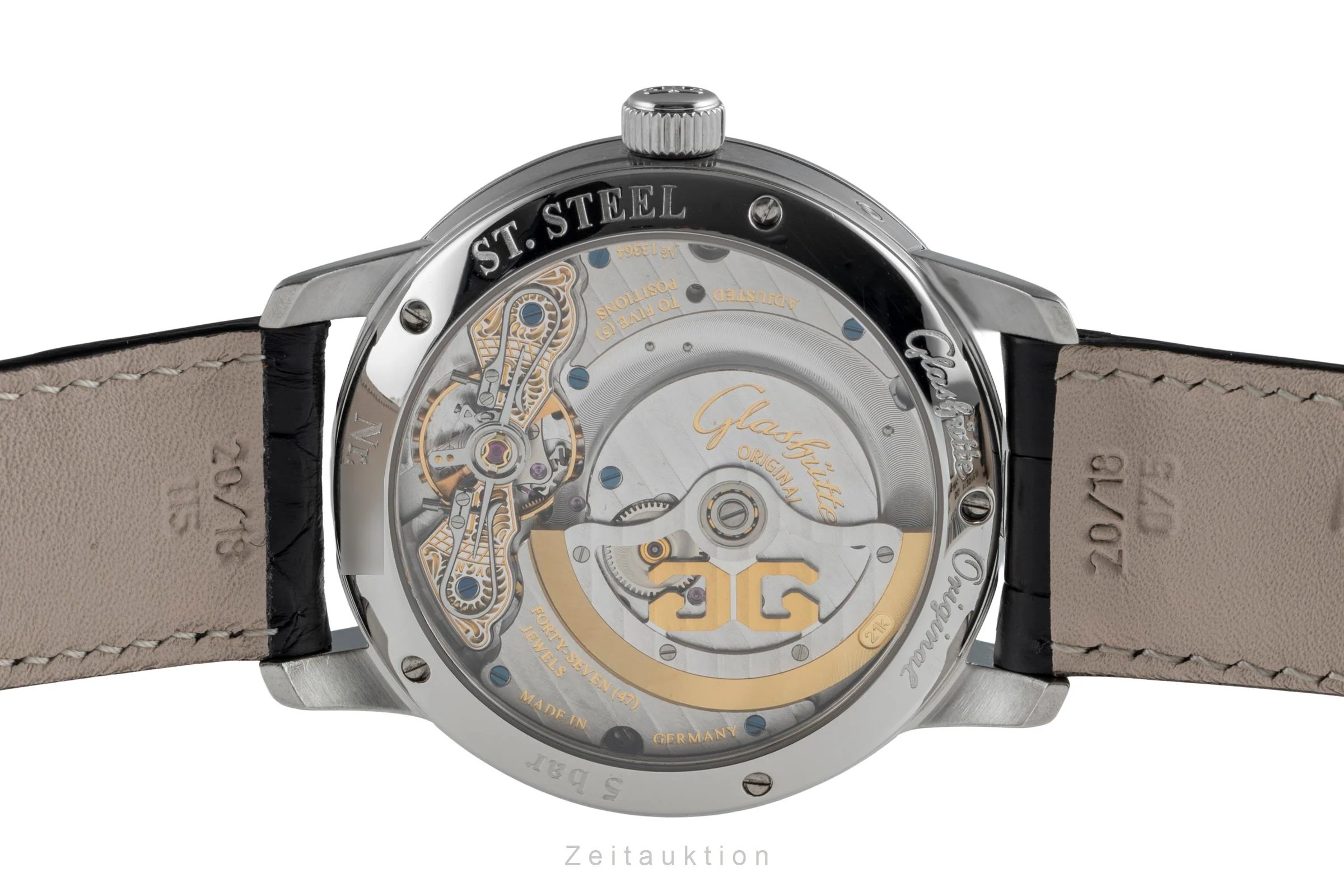 Glashütte PanoMaticLunar steel automatic men's watch 1-90-02-43-32-05 LP: 11400EUR  [2505204] - Image 11