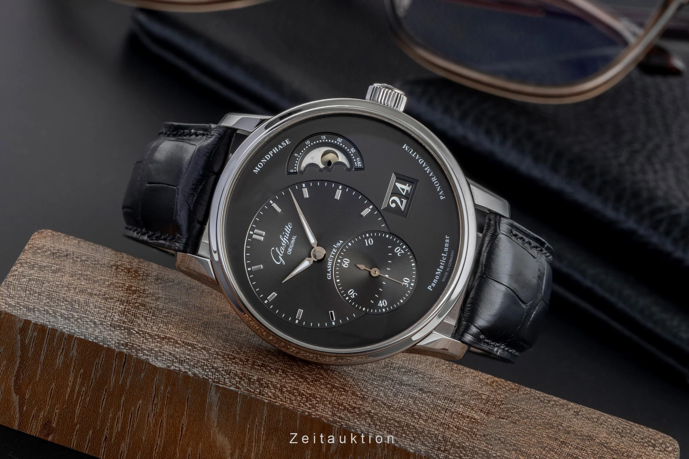 Glashütte PanoMaticLunar steel automatic men's watch 1-90-02-43-32-05 LP: 11400EUR  [2505204] - Image 3