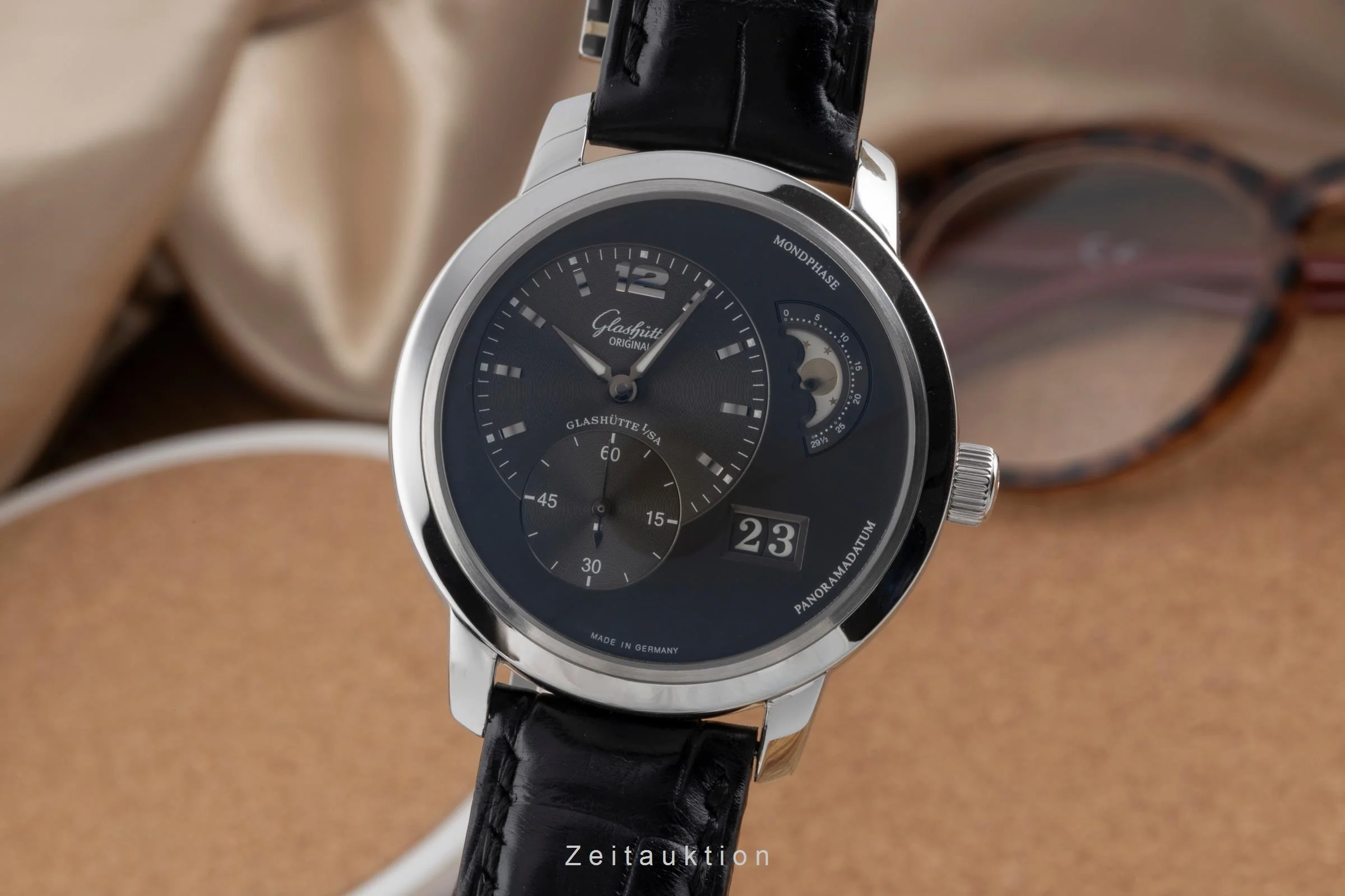 Glashütte PanoMaticLunar steel automatic men's watch 90-02-36-12-05  [2503332] - Image 2