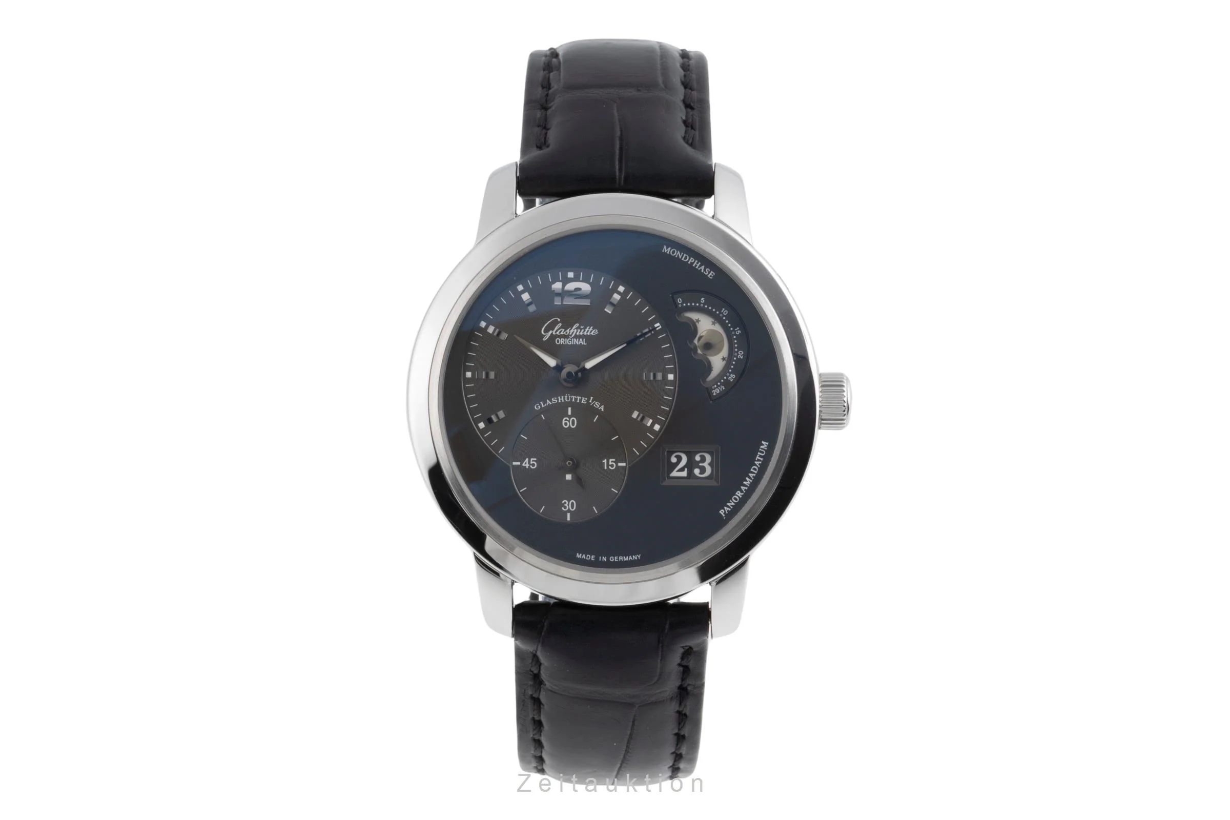 Glashütte PanoMaticLunar steel automatic men's watch 90-02-36-12-05  [2503332] - Image 5