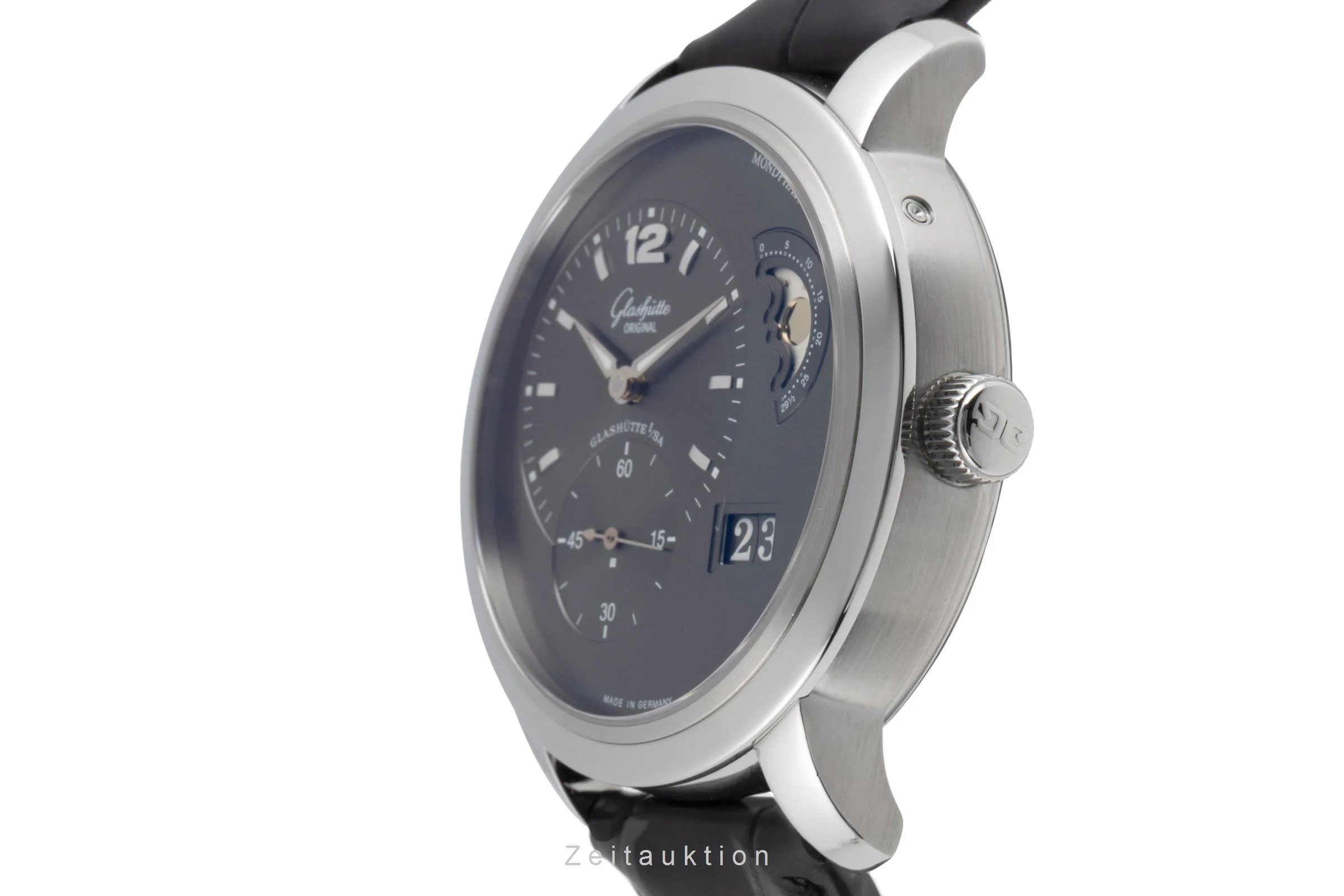 Glashütte PanoMaticLunar steel automatic men's watch 90-02-36-12-05  [2503332] - Image 7