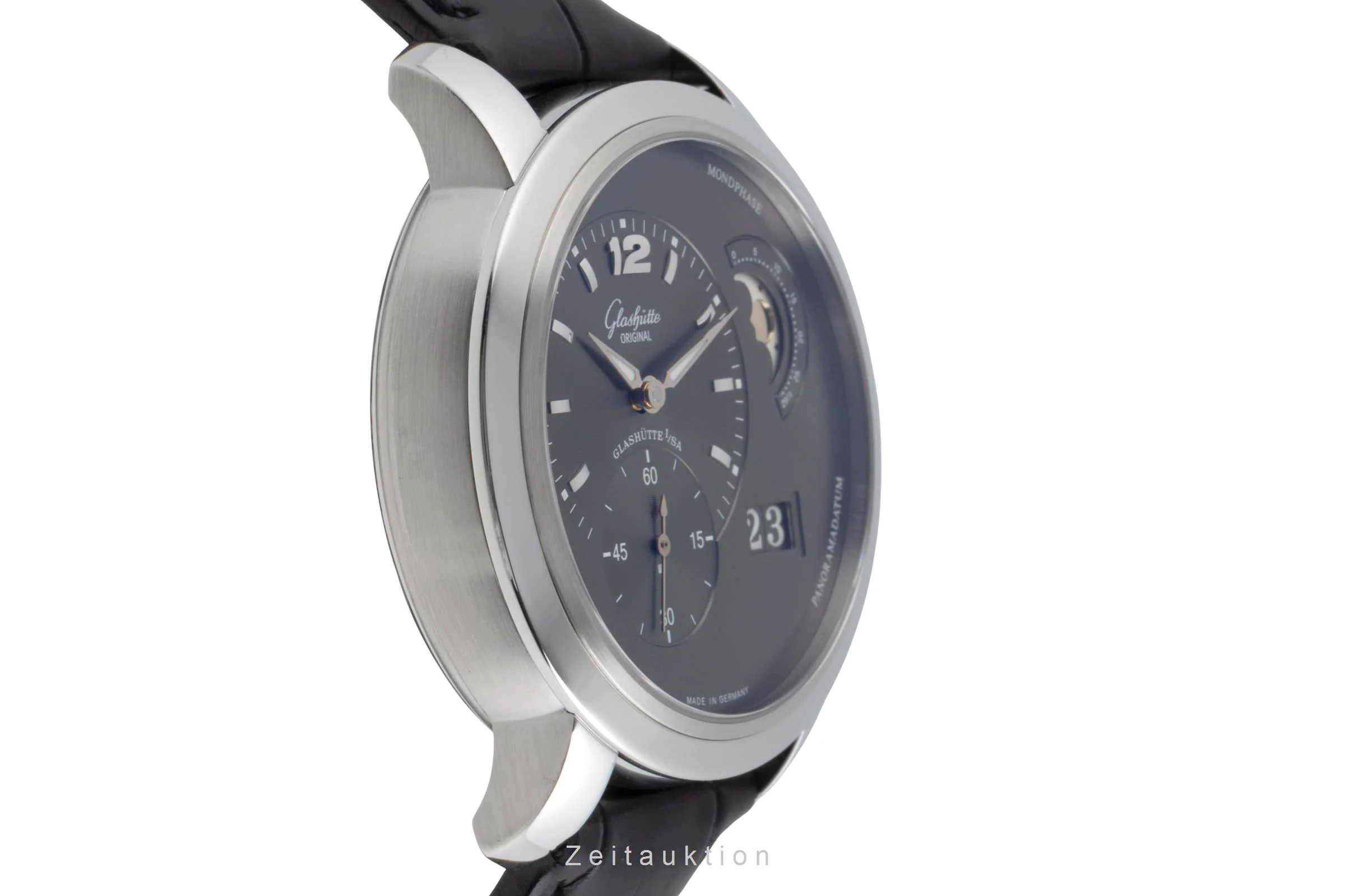 Glashütte PanoMaticLunar steel automatic men's watch 90-02-36-12-05  [2503332] - Image 8