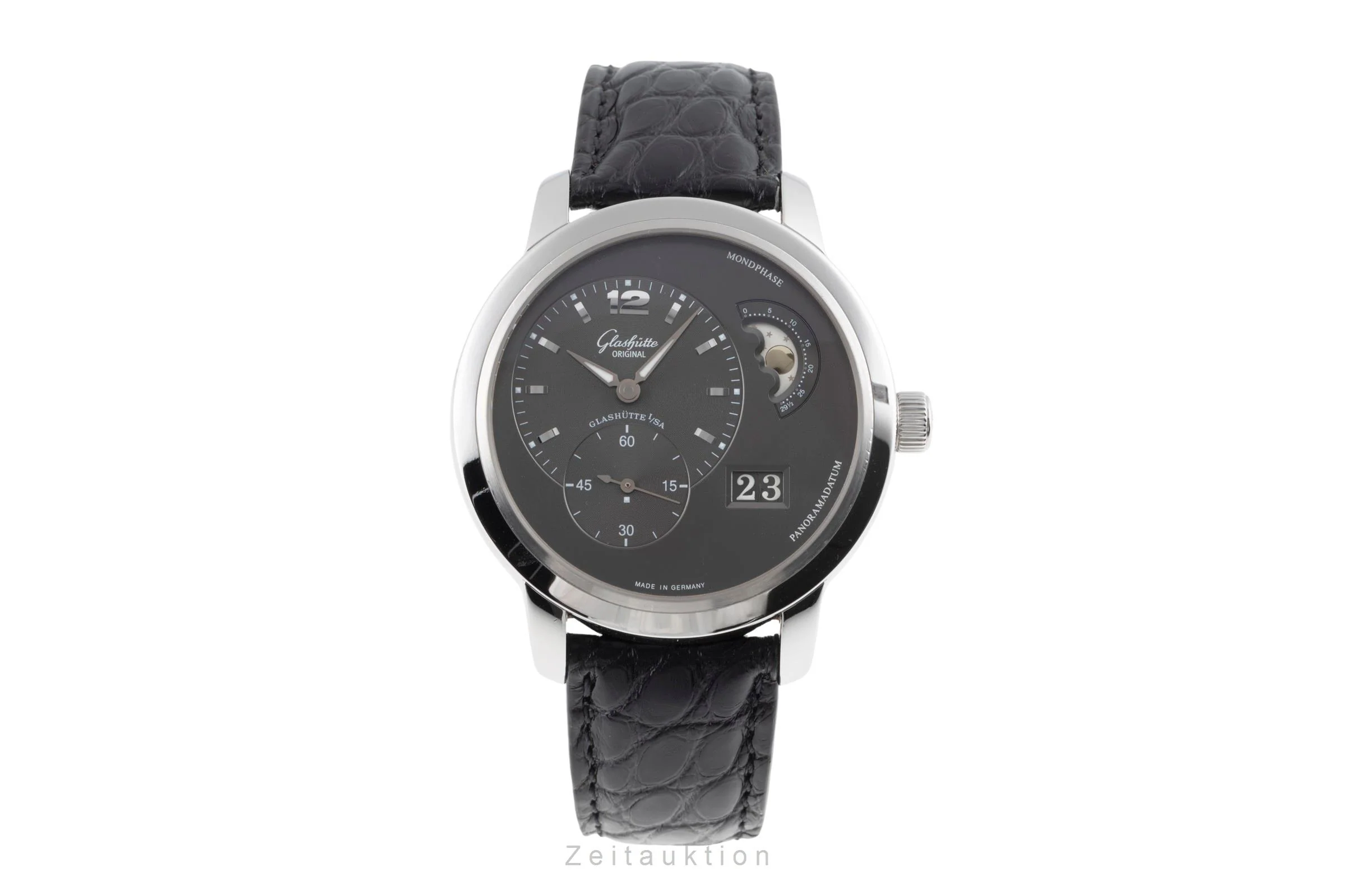 Glashütte PanoMaticLunar steel automatic men's watch 90-02-36-12-05  [2504105] - Image 5