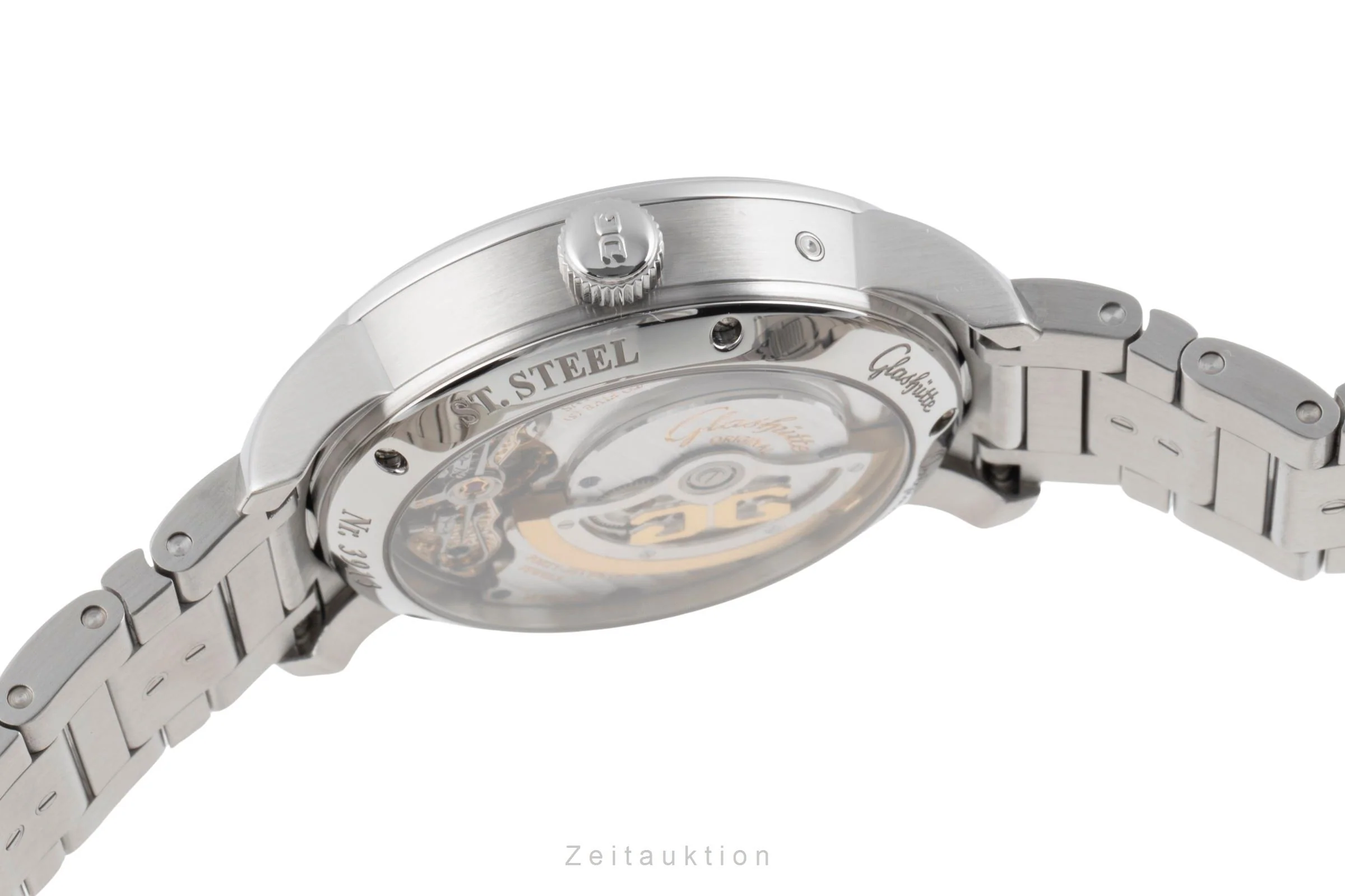 Glashütte PanoMaticLunar steel automatic men's watch 90.02.42.32.24  [2504315] - Image 12