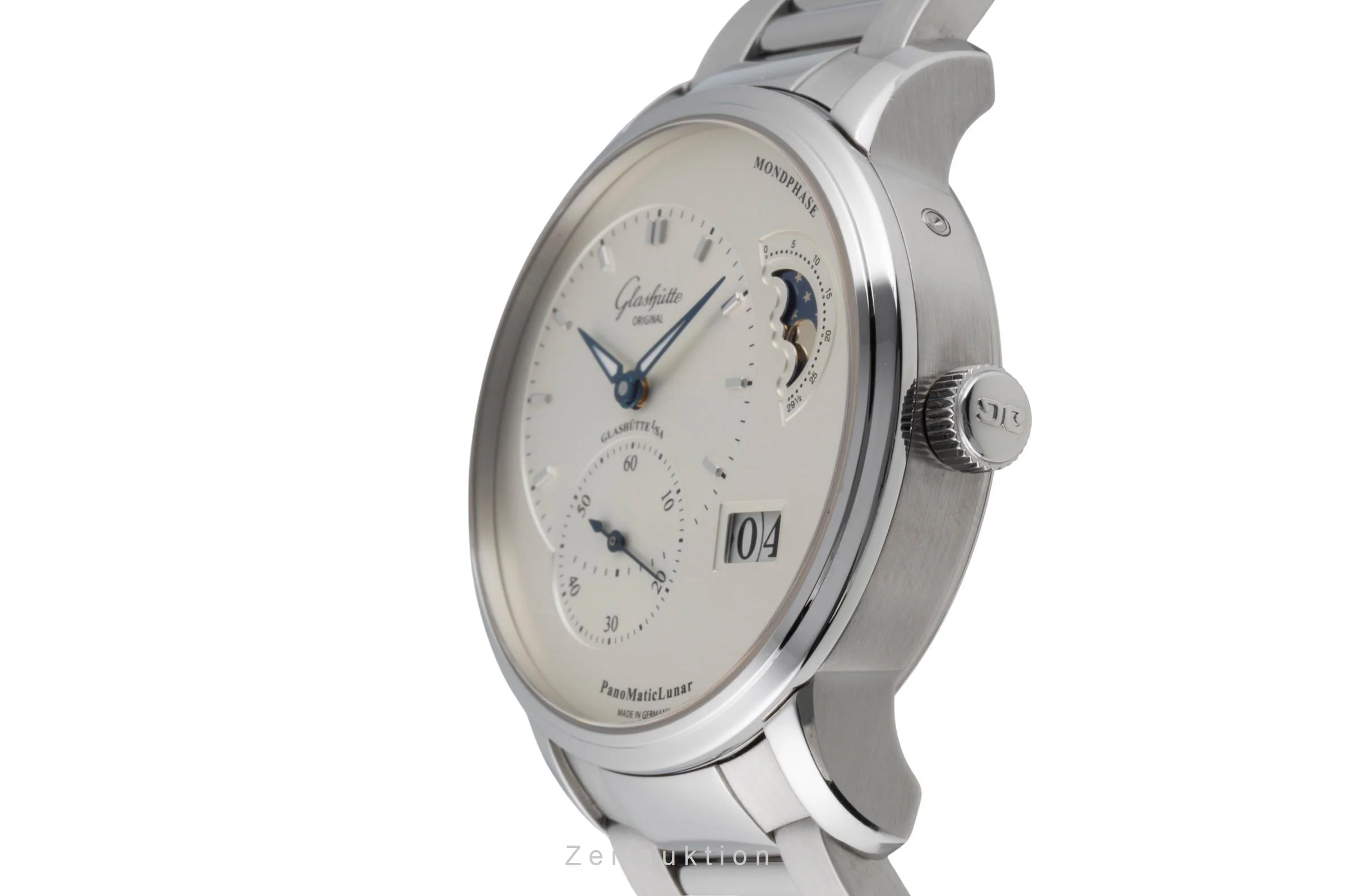 Glashütte PanoMaticLunar steel automatic men's watch 90.02.42.32.24  [2504315] - Image 7