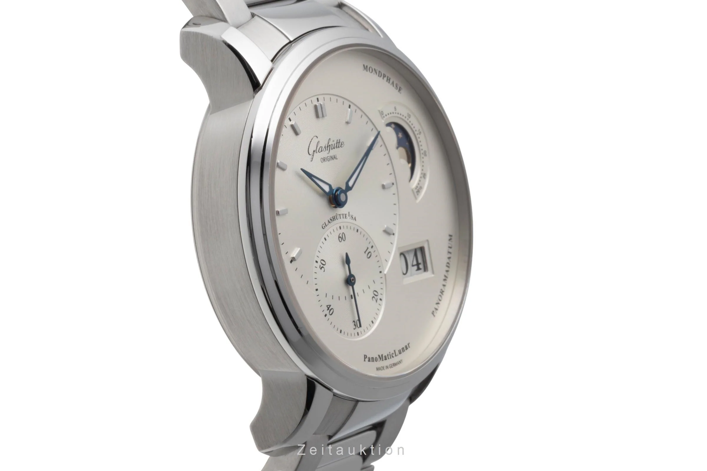 Glashütte PanoMaticLunar steel automatic men's watch 90.02.42.32.24  [2504315] - Image 8