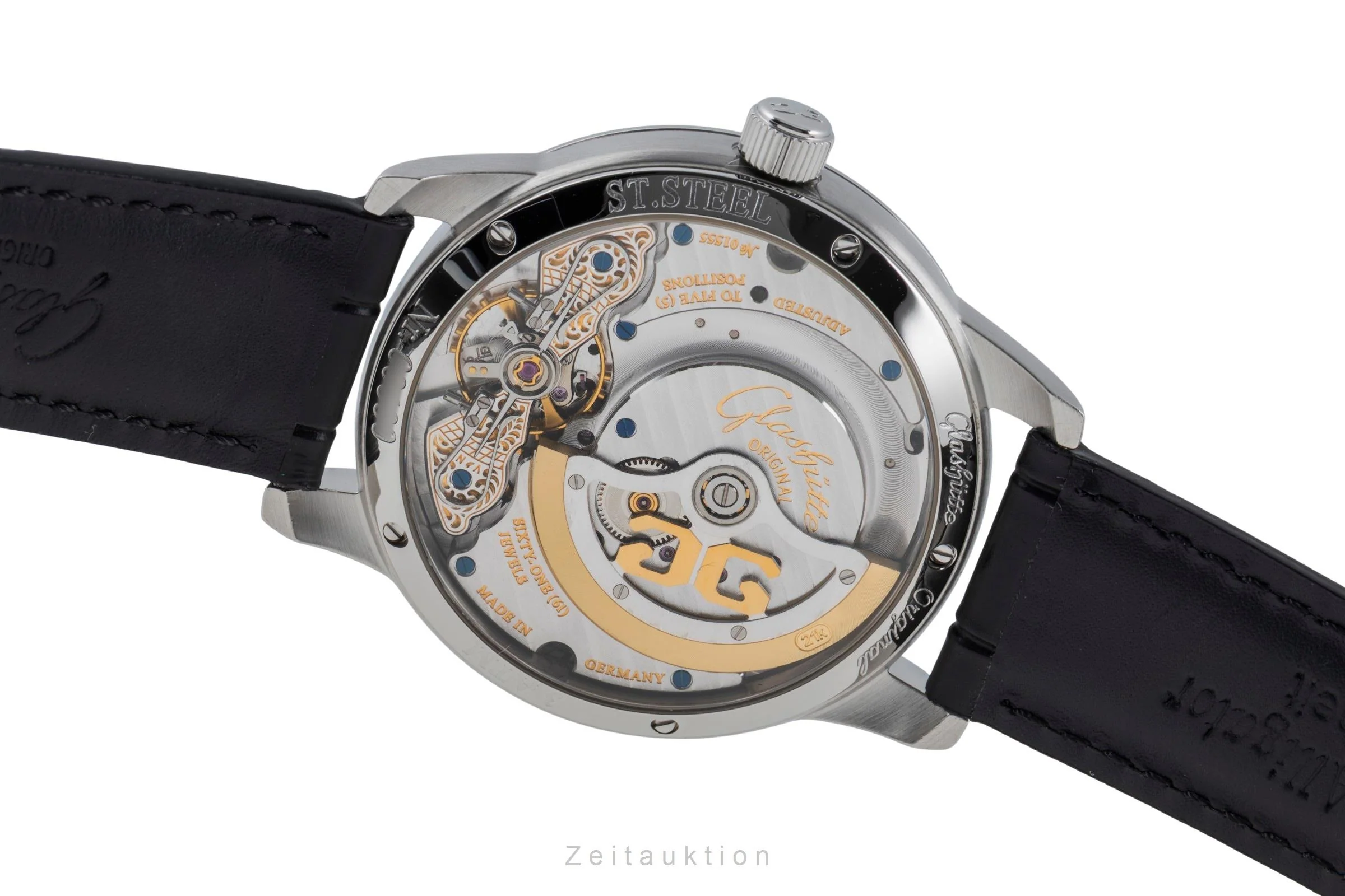 Glashütte PanoMaticReserve steel automatic men's watch 90-03-02-02-04 LP: 11400EUR  [2504528] - Image 13