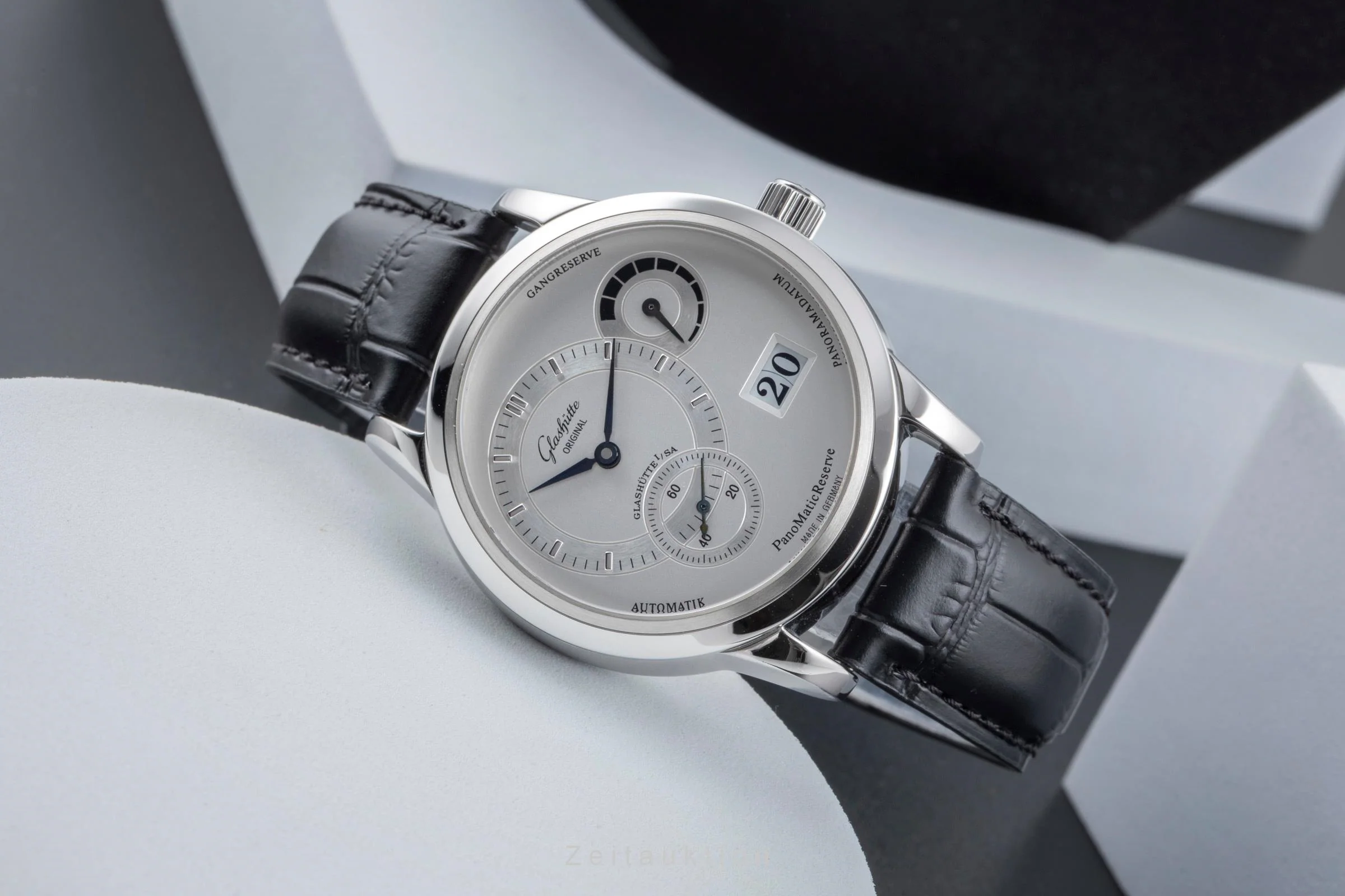 Glashütte PanoMaticReserve steel automatic men's watch 90-03-02-02-04 LP: 11400EUR  [2504528] - Image 3