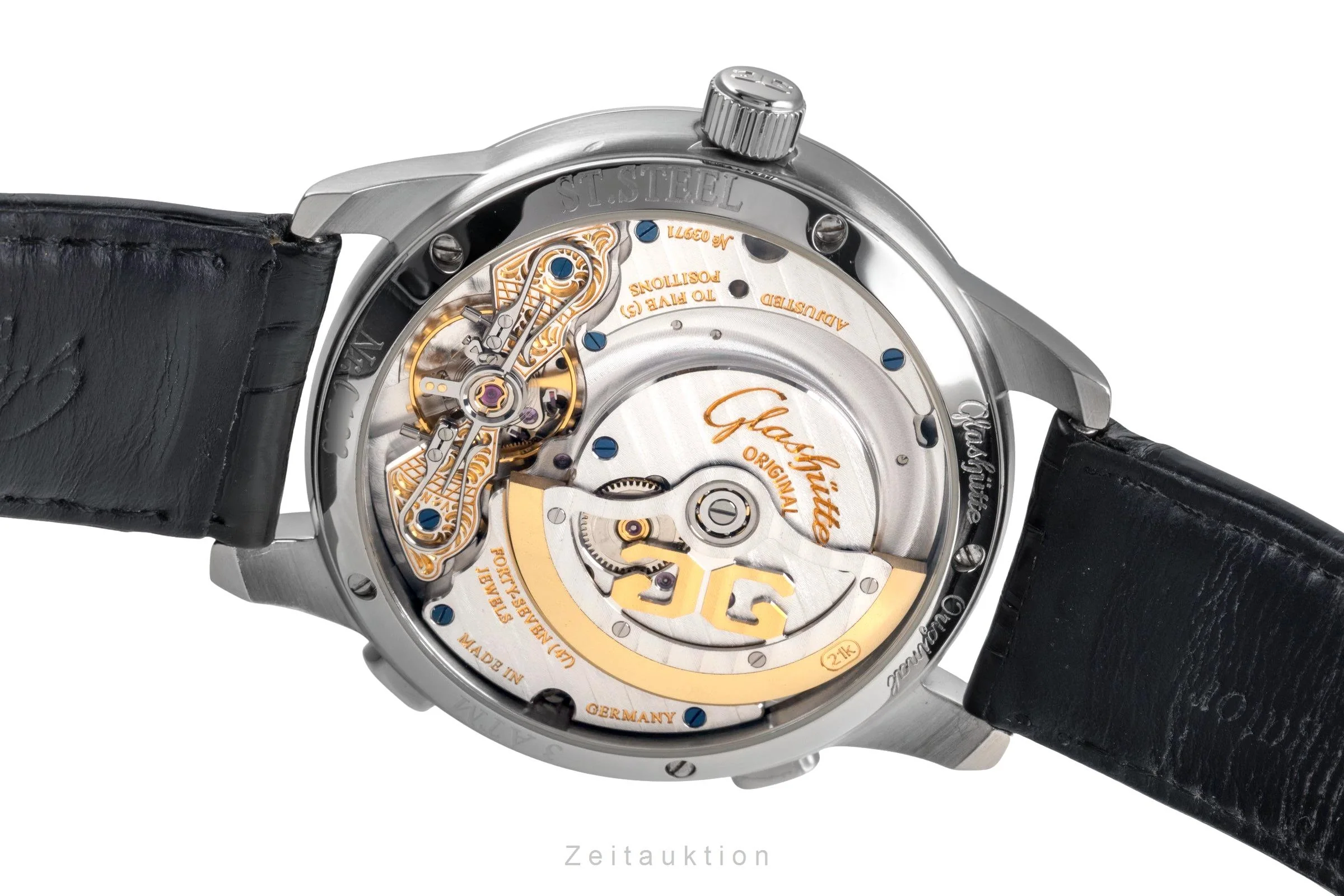 Glashütte PanoMaticVenue steel automatic men's watch 1-90-04-02-02-04  [2503012] - Image 12