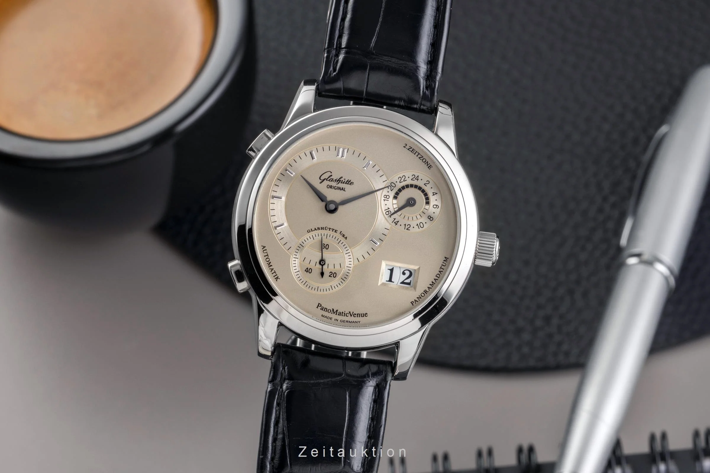Glashütte PanoMaticVenue steel automatic men's watch 1-90-04-02-02-04  [2503012] - Image 2