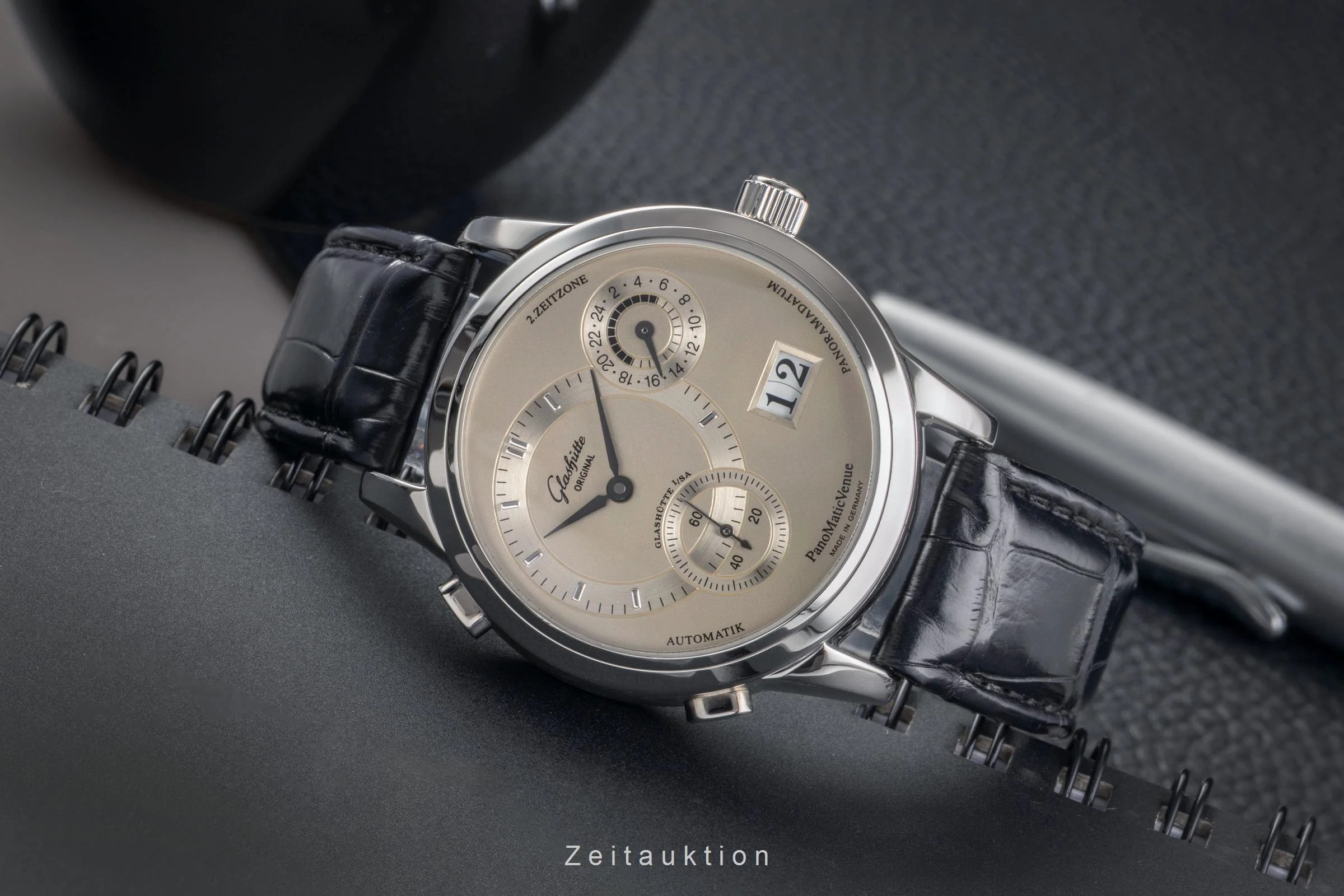 Glashütte PanoMaticVenue steel automatic men's watch 1-90-04-02-02-04  [2503012] - Image 3
