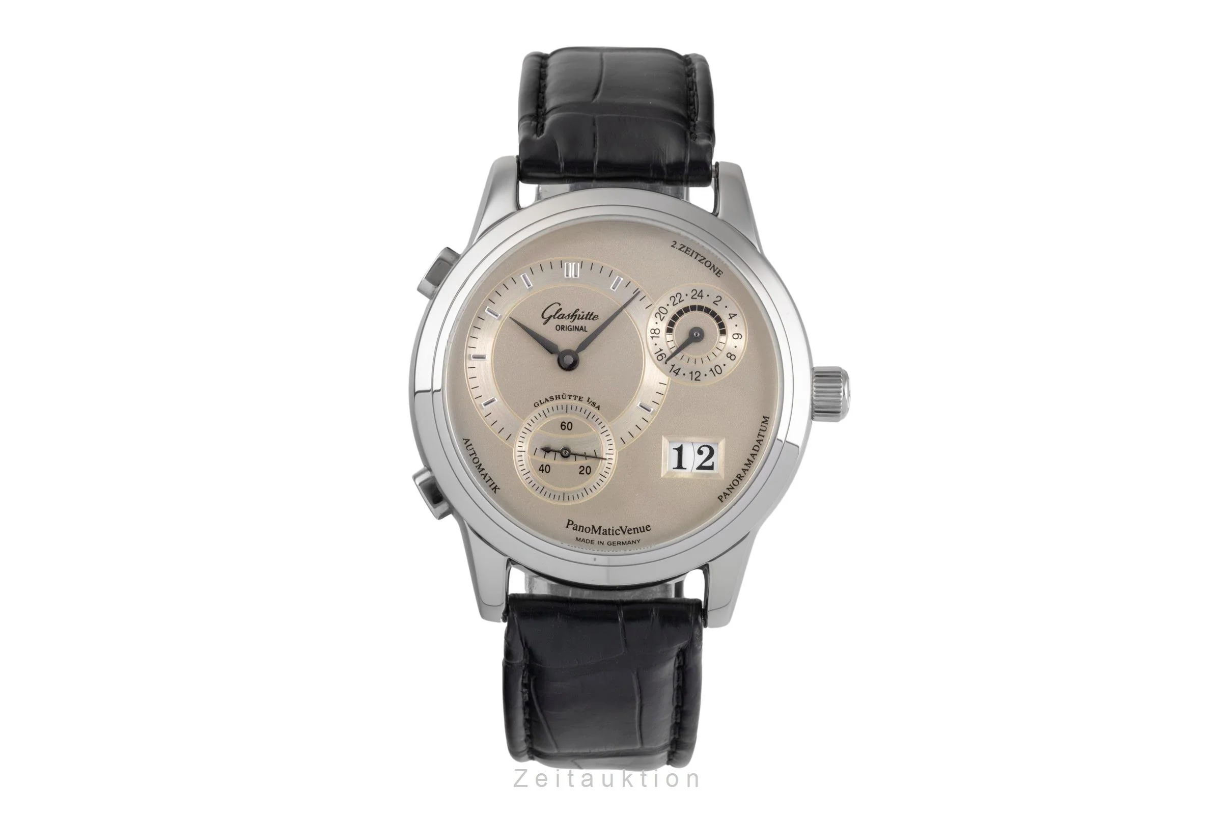 Glashütte PanoMaticVenue steel automatic men's watch 1-90-04-02-02-04  [2503012] - Image 5