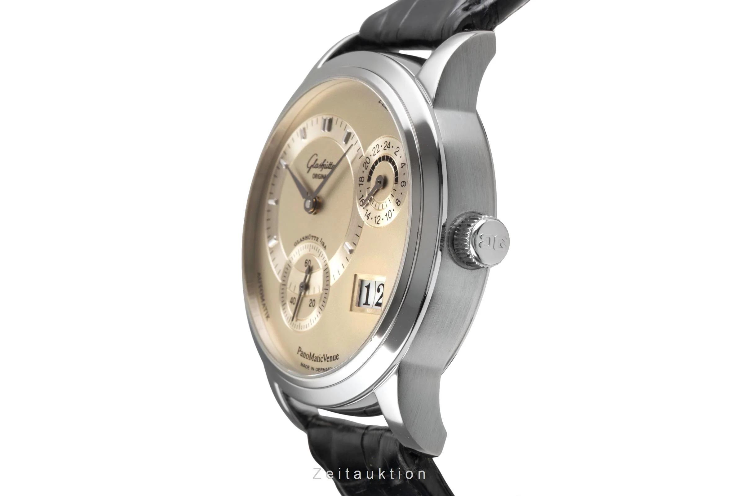 Glashütte PanoMaticVenue steel automatic men's watch 1-90-04-02-02-04  [2503012] - Image 7