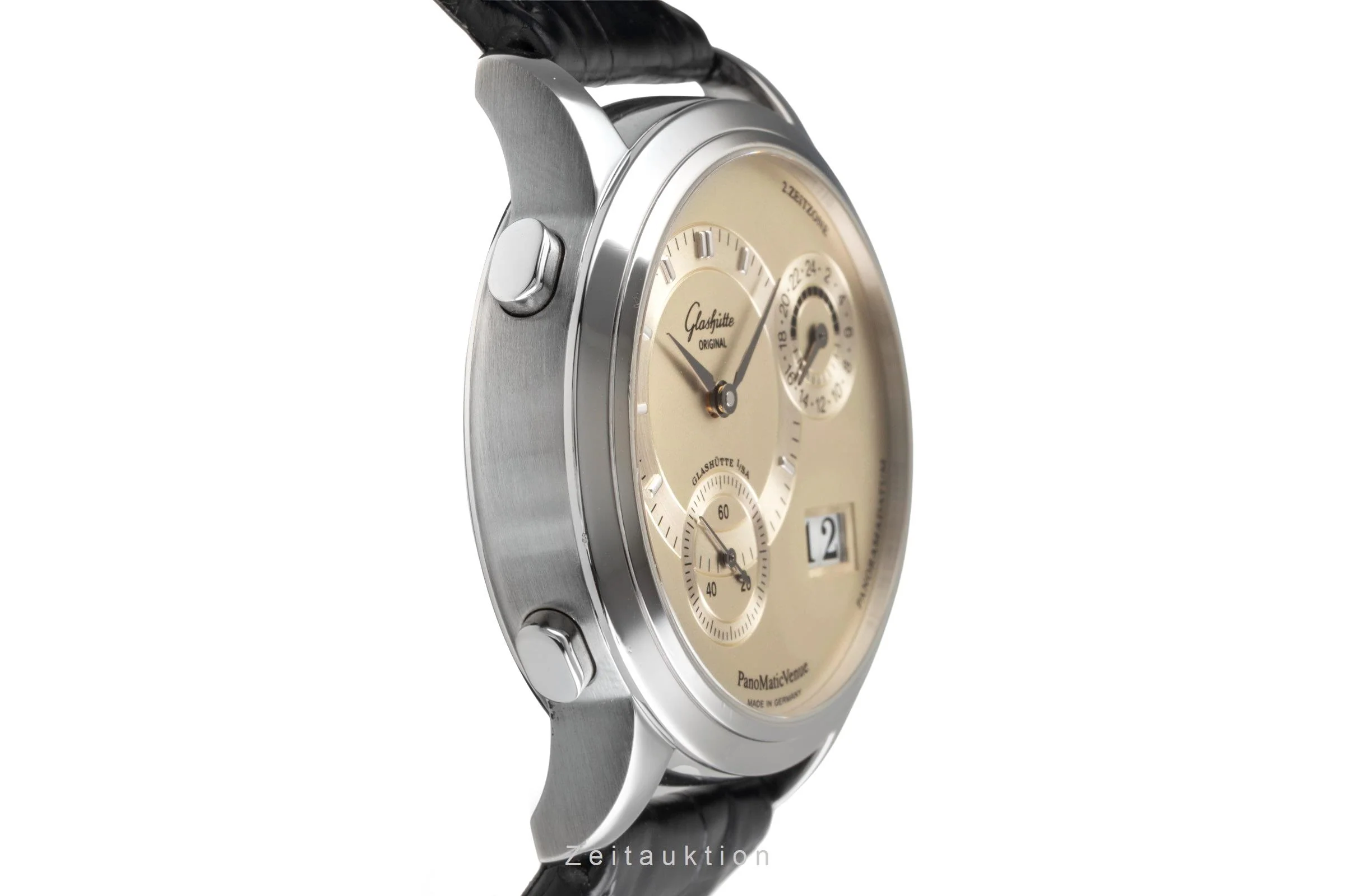 Glashütte PanoMaticVenue steel automatic men's watch 1-90-04-02-02-04  [2503012] - Image 8