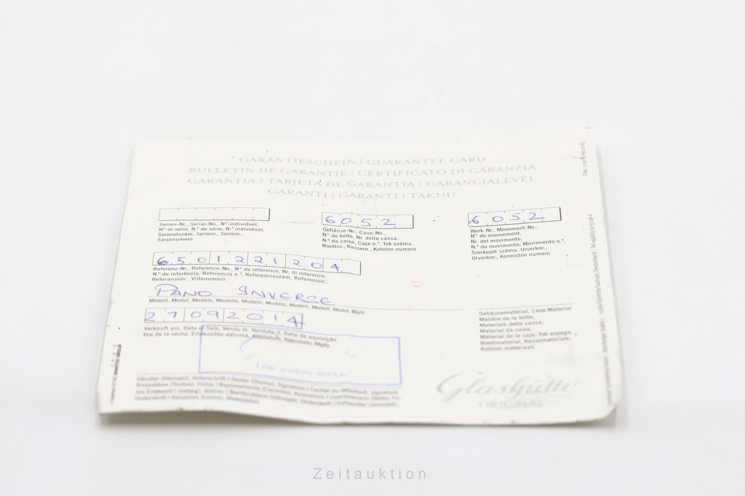 Glashütte PanoReserve steel manual winding men's watch 1-65-01-22-12-04 LP: 11800EUR  [2506383] - Image 10