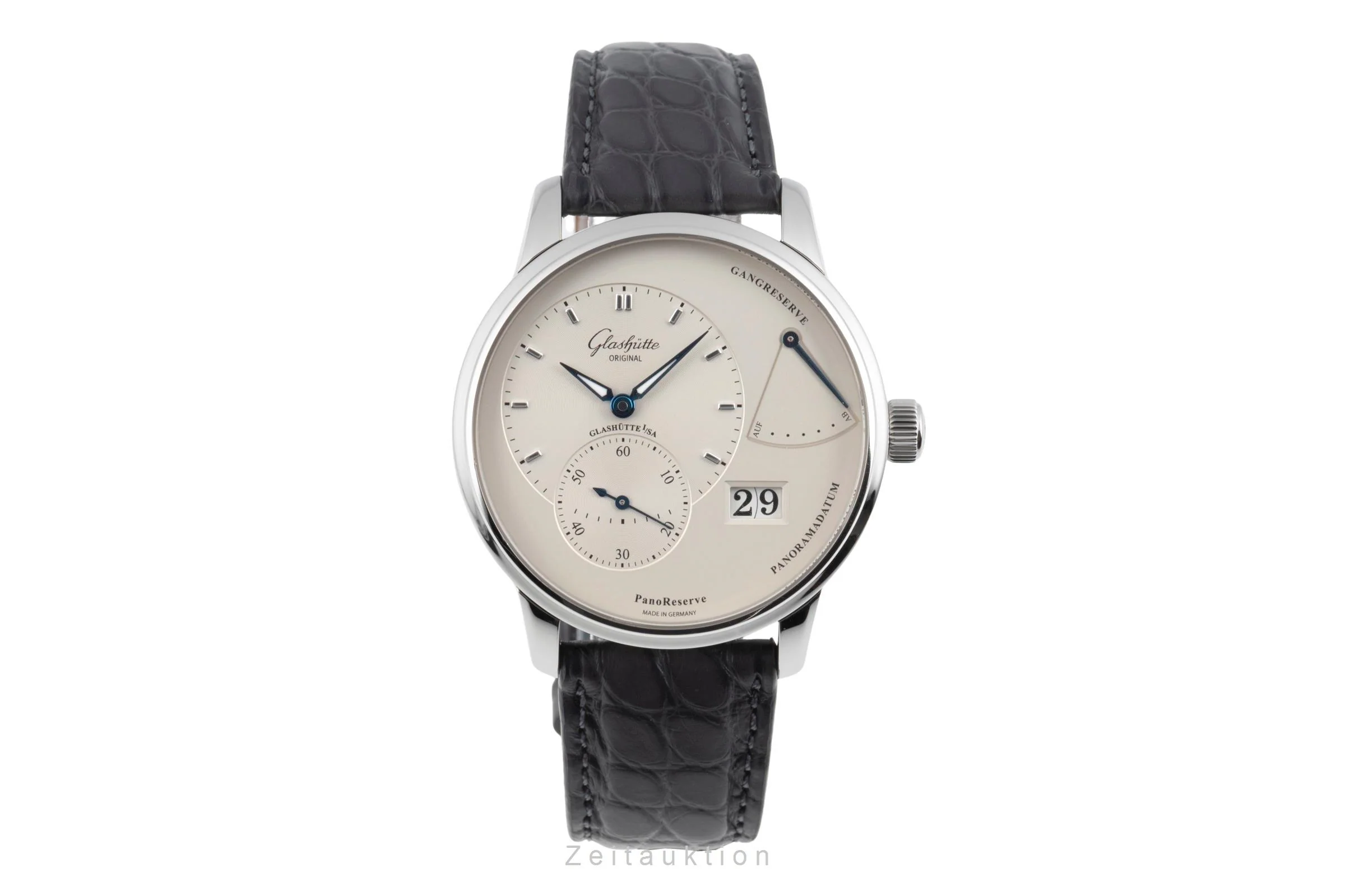 Glashütte PanoReserve steel manual winding men's watch 1-65-01-22-12-04 LP: 11800EUR  [2506383] - Image 5