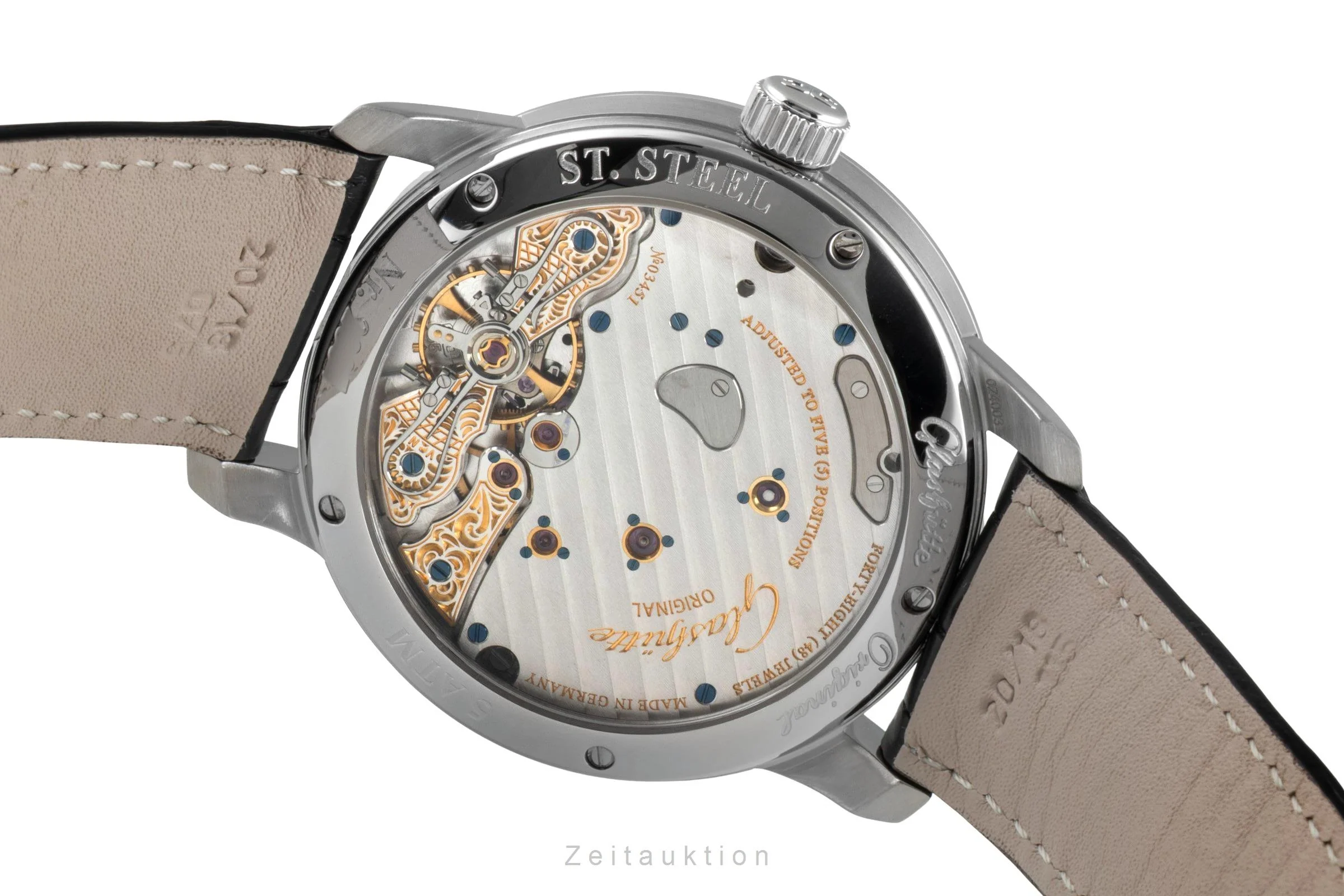 Glashütte PanoReserve steel manual winding men's watch 1-65-01-23-12-04 LP: 11800EUR  [2506687] - Image 12