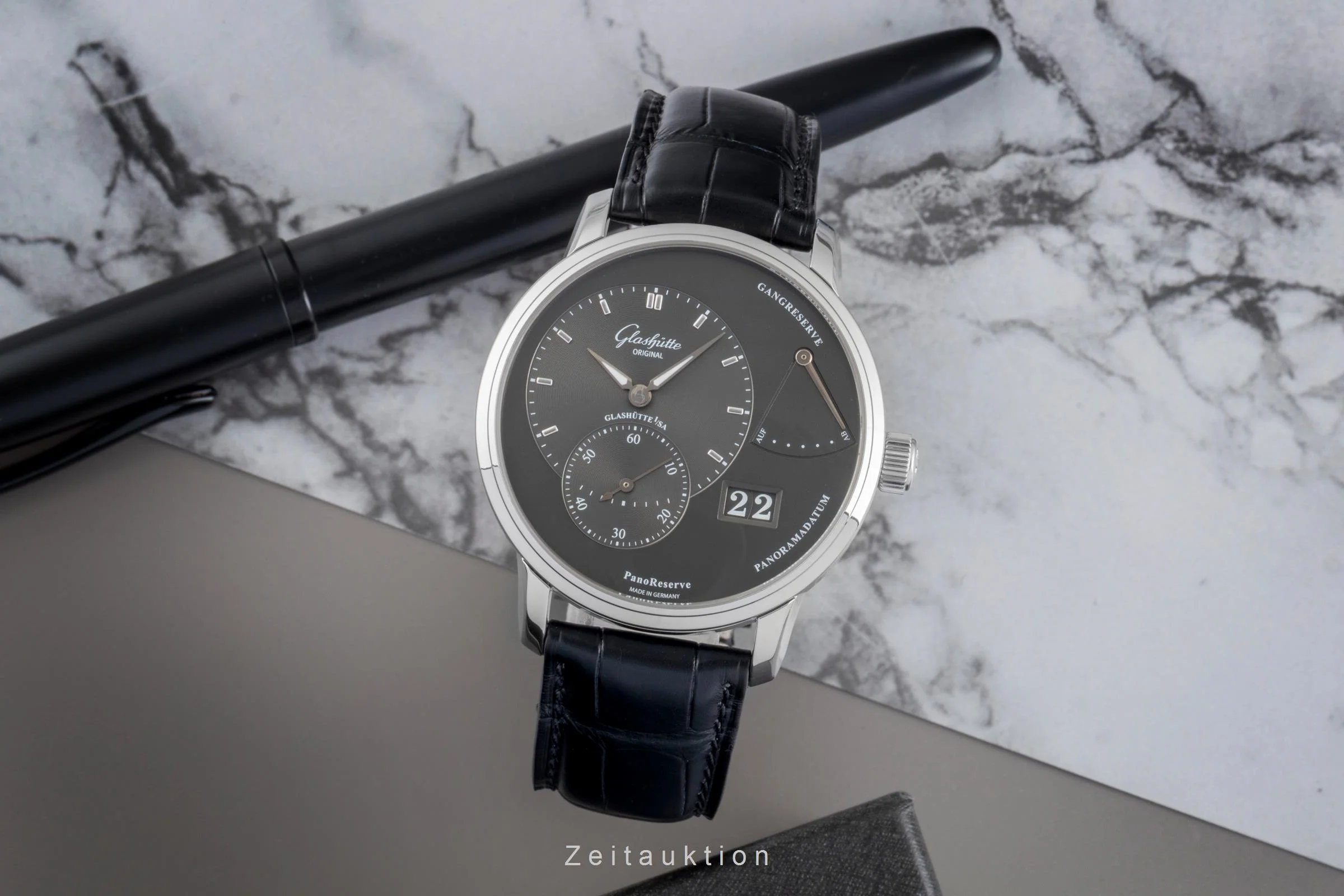 Glashütte PanoReserve steel manual winding men's watch 1-65-01-23-12-04 LP: 11800EUR  [2506687] - Image 4