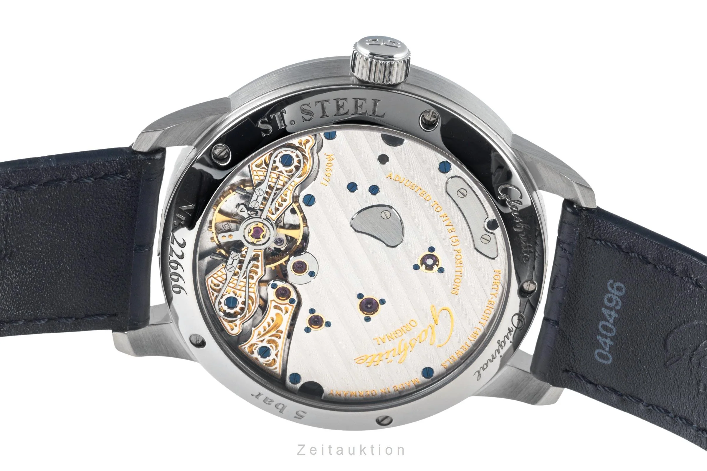 Glashütte PanoReserve steel manual winding men's watch 1-65-01-26-12-35 LP: 11800EUR  [2400637] - Image 10