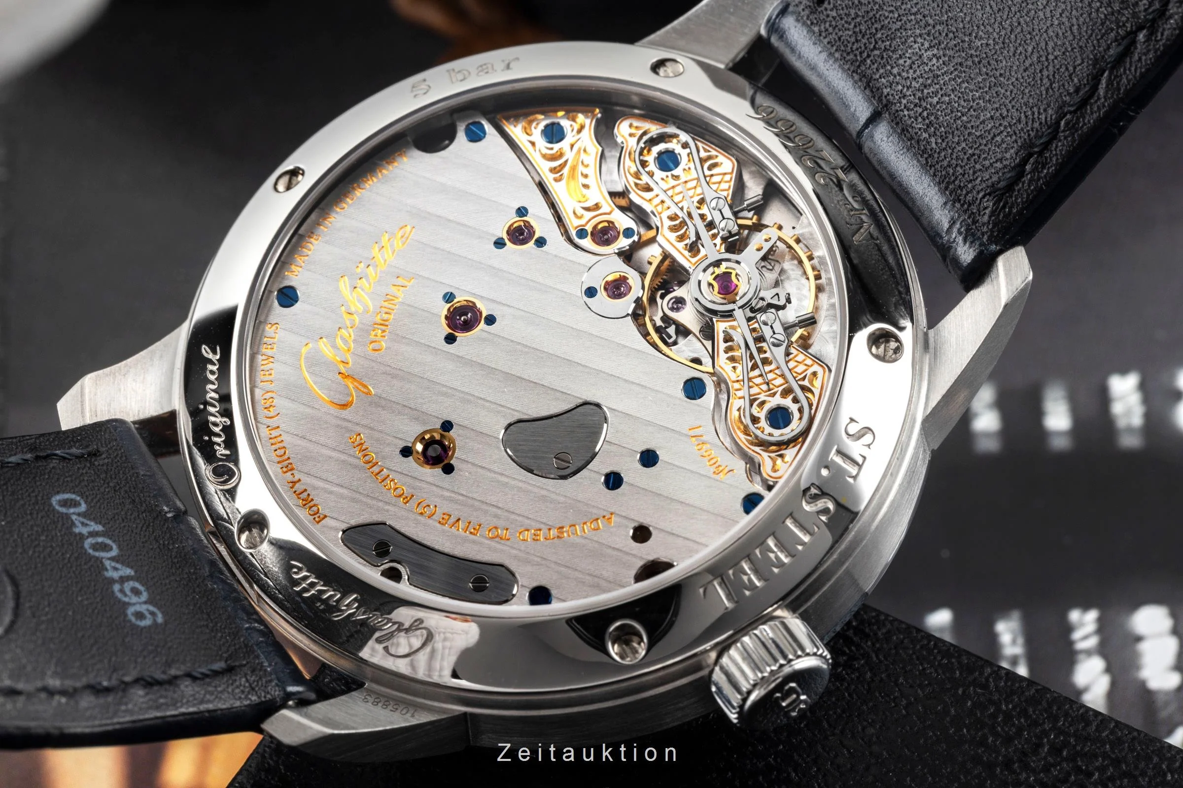 Glashütte PanoReserve steel manual winding men's watch 1-65-01-26-12-35 LP: 11800EUR  [2400637] - Image 14