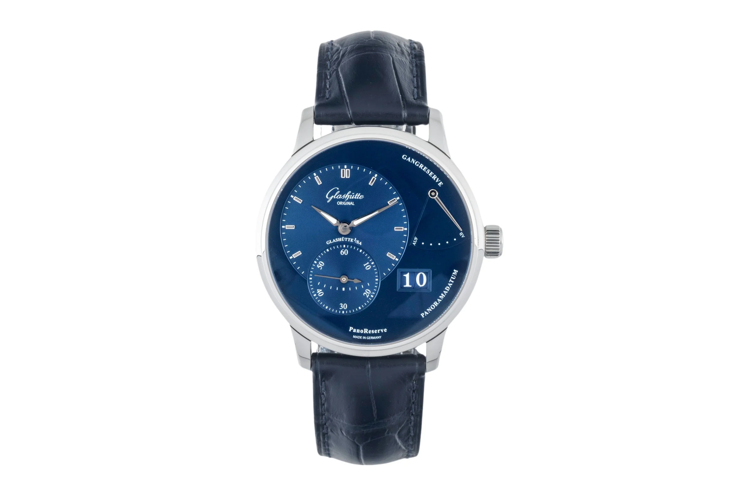 Glashütte PanoReserve steel manual winding men's watch 1-65-01-26-12-35 LP: 11800EUR  [2400637] - Image 4