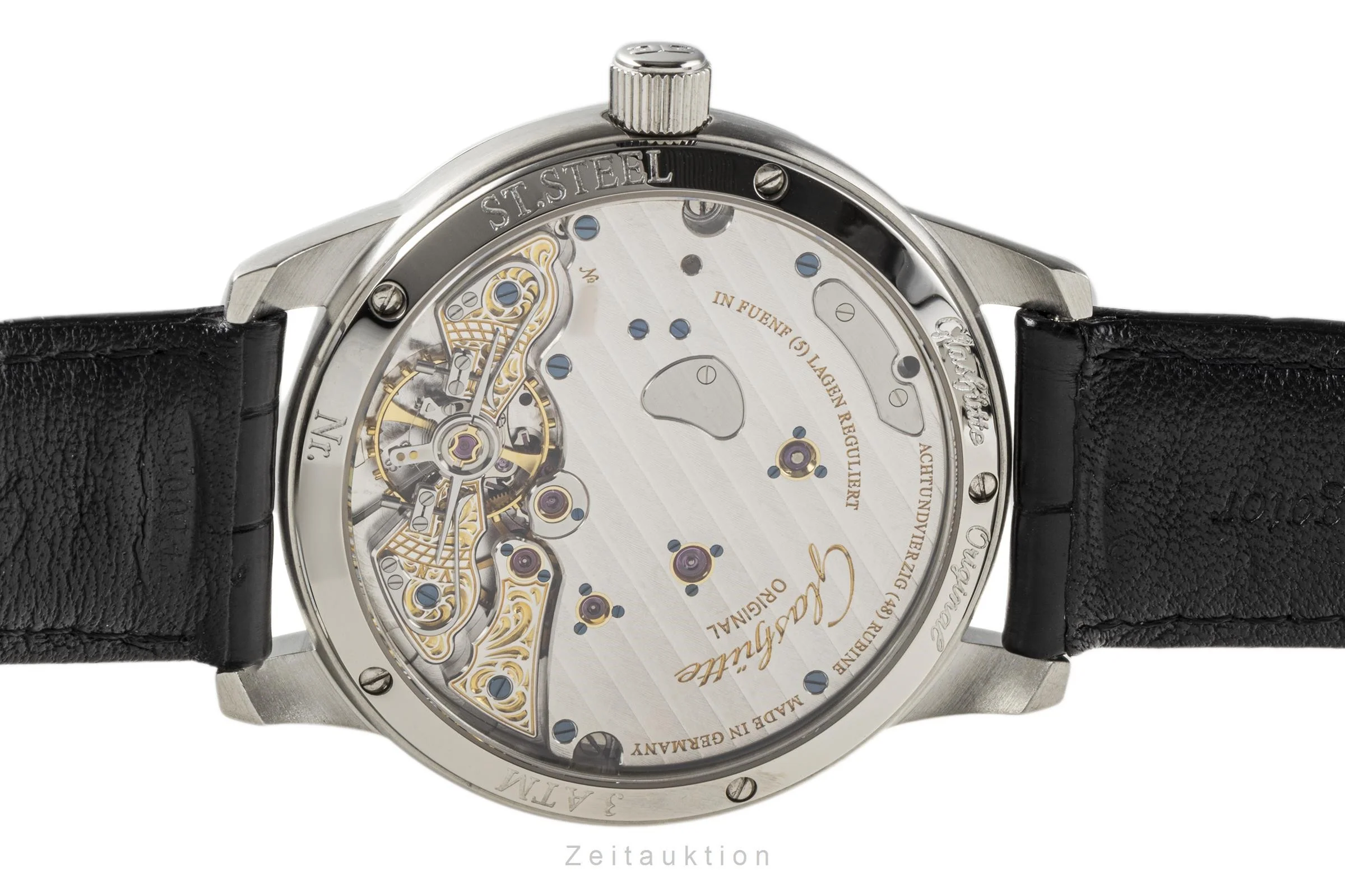 Glashütte PanoReserve steel manual winding men's watch 65-01-02-02-04  [2300978] - Image 10