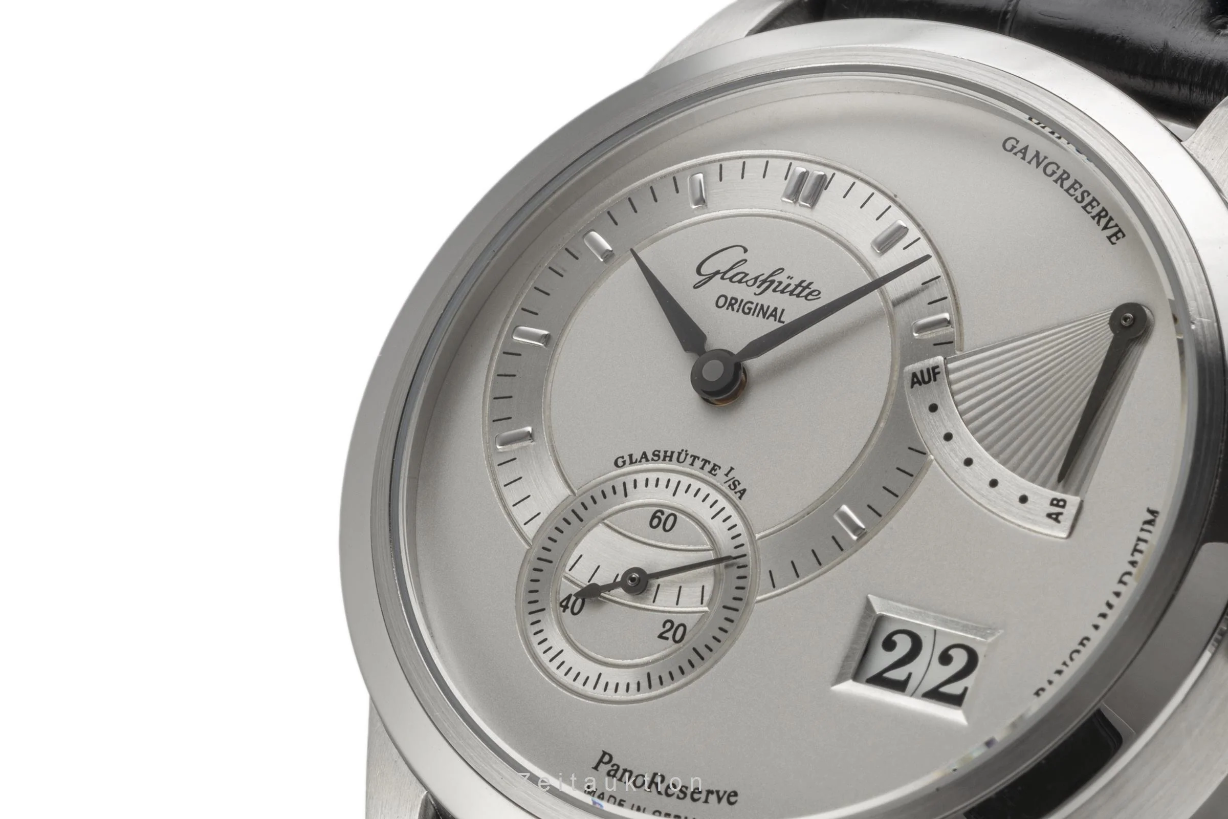 Glashütte PanoReserve steel manual winding men's watch 65-01-02-02-04  [2300978] - Image 13