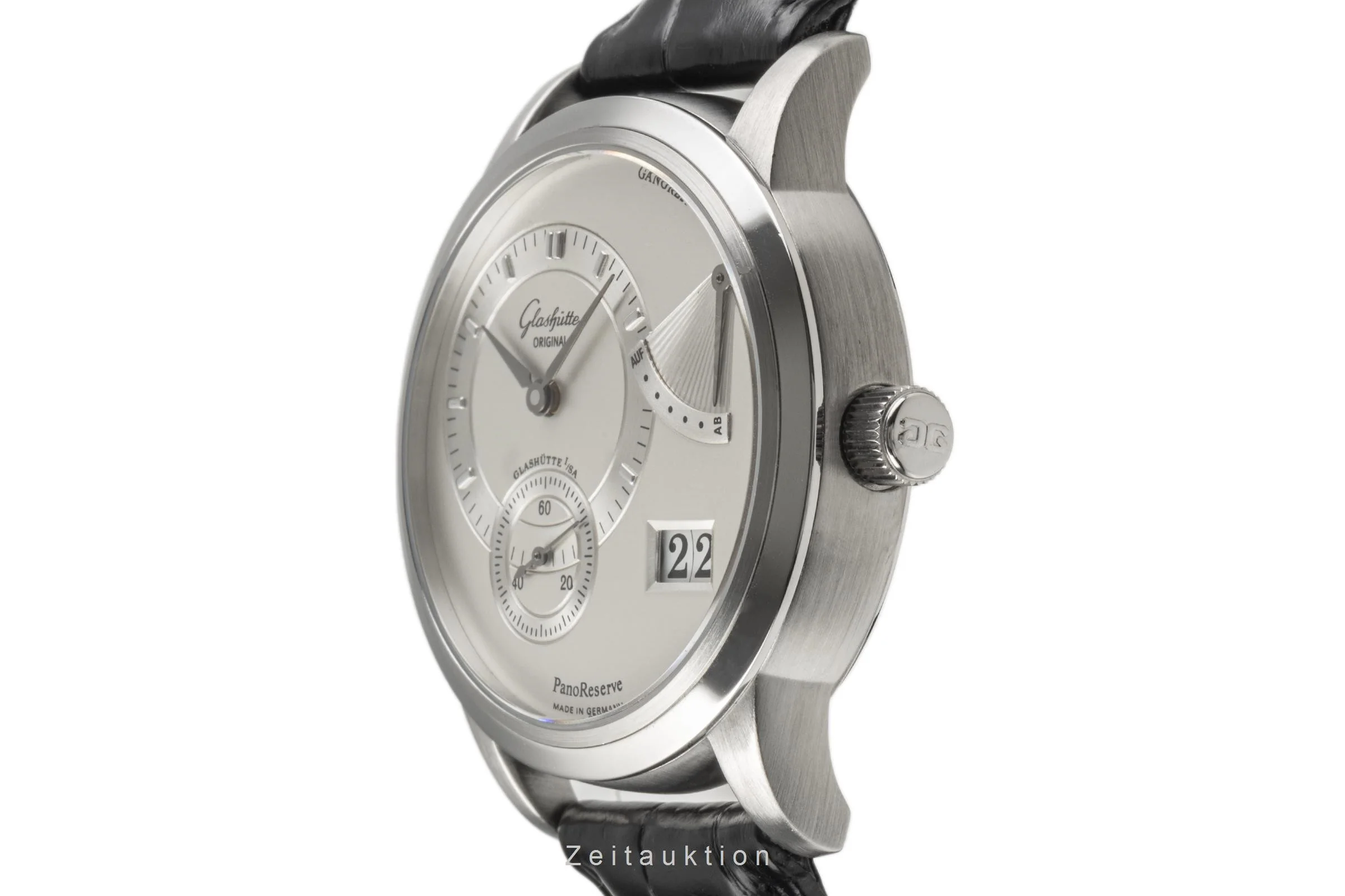 Glashütte PanoReserve steel manual winding men's watch 65-01-02-02-04  [2300978] - Image 6