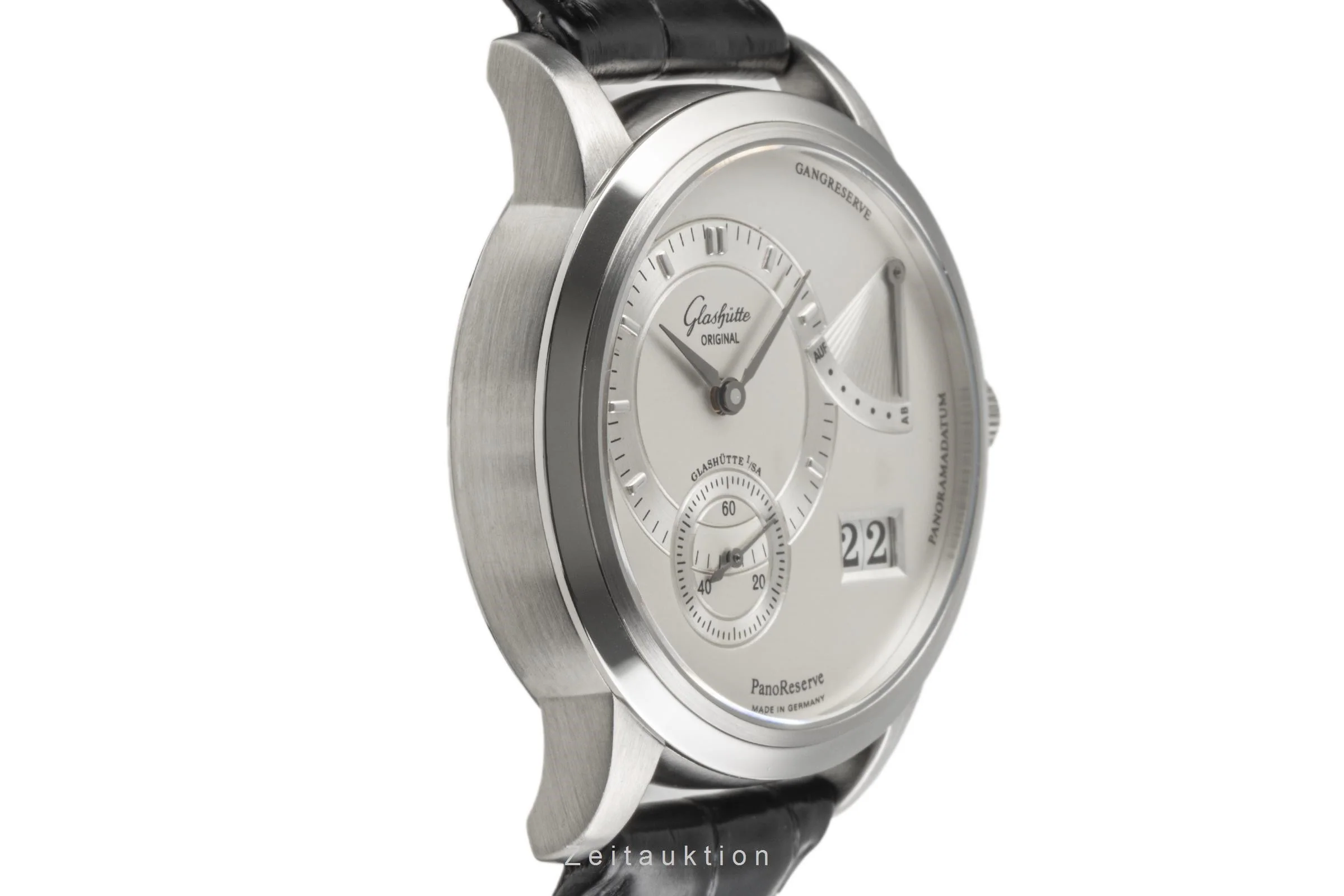 Glashütte PanoReserve steel manual winding men's watch 65-01-02-02-04  [2300978] - Image 7