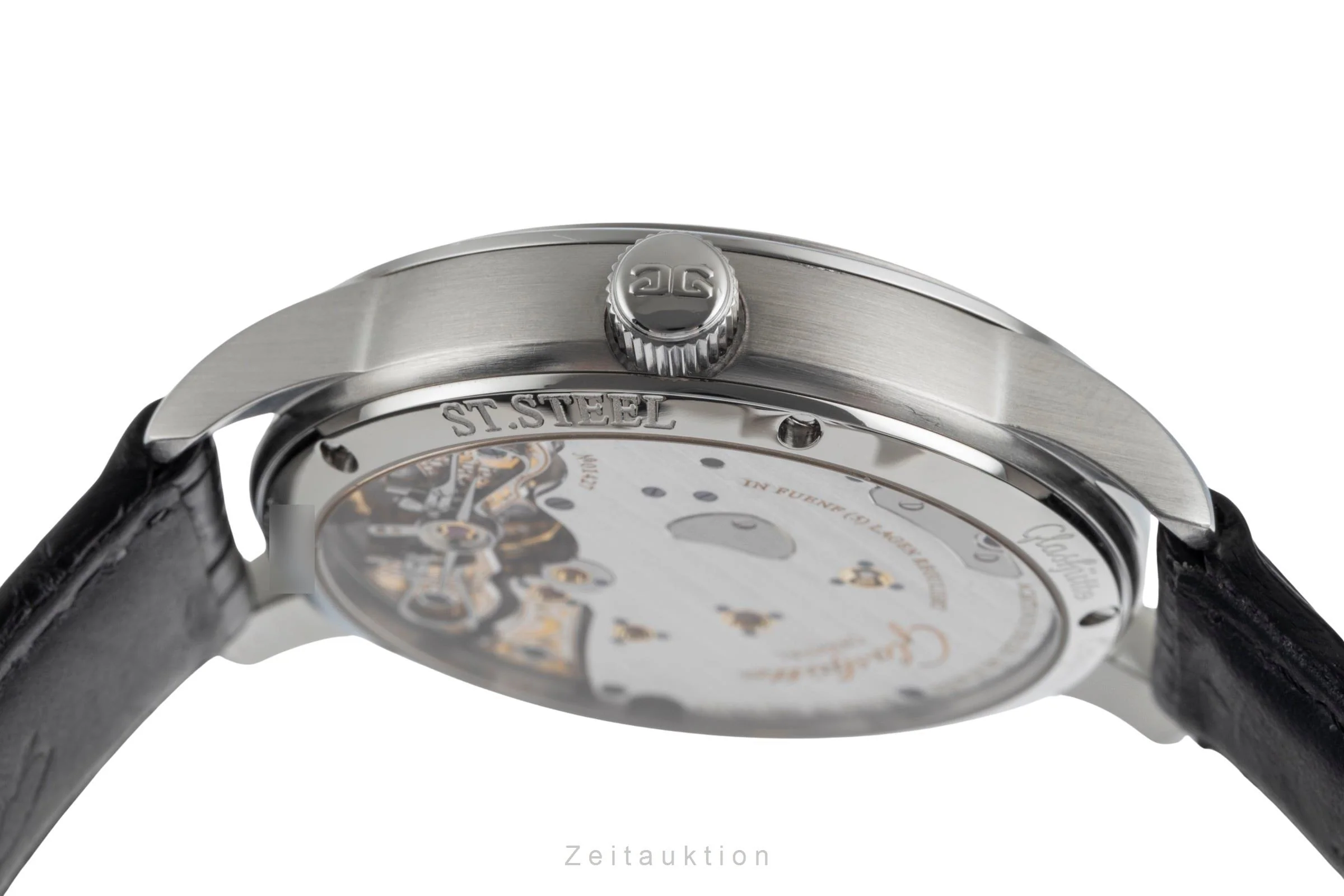Glashütte PanoReserve steel manual winding men's watch 65-01-02-02-04  [2503632] - Image 12