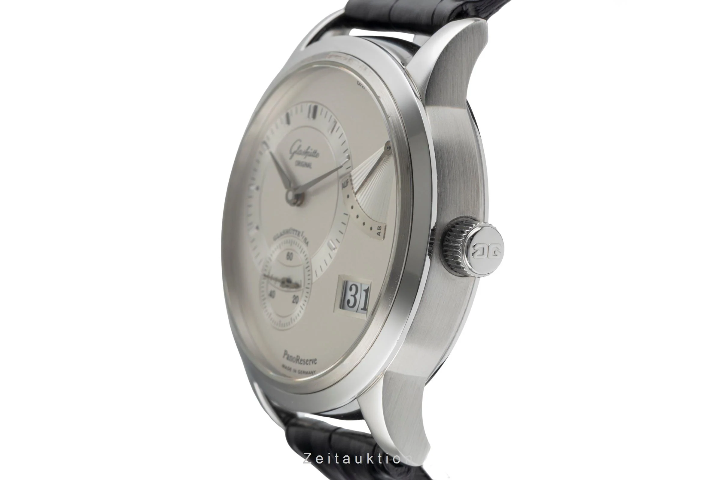 Glashütte PanoReserve steel manual winding men's watch 65-01-02-02-04  [2503632] - Image 7