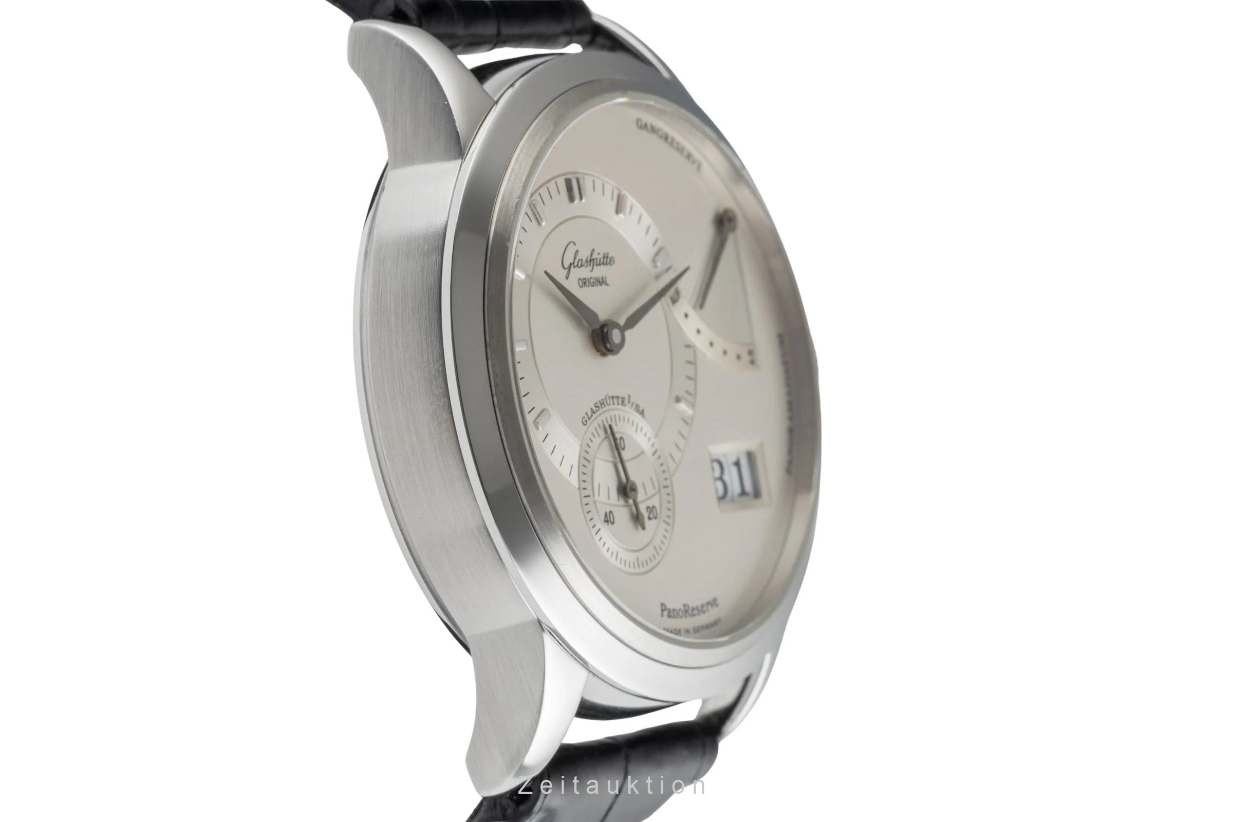 Glashütte PanoReserve steel manual winding men's watch 65-01-02-02-04  [2503632] - Image 8