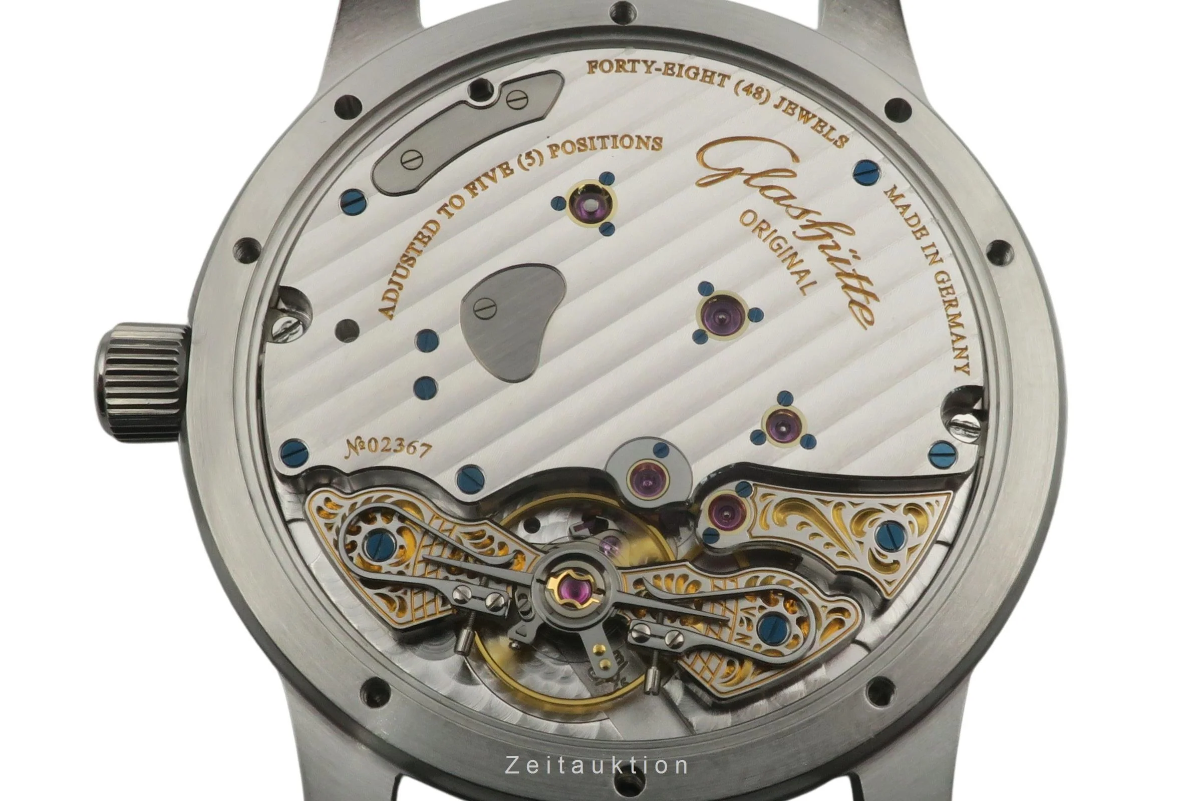 Glashütte PanoReserve steel manual winding men's watch 65-01-02-02-04	  [2505524] - Image 15