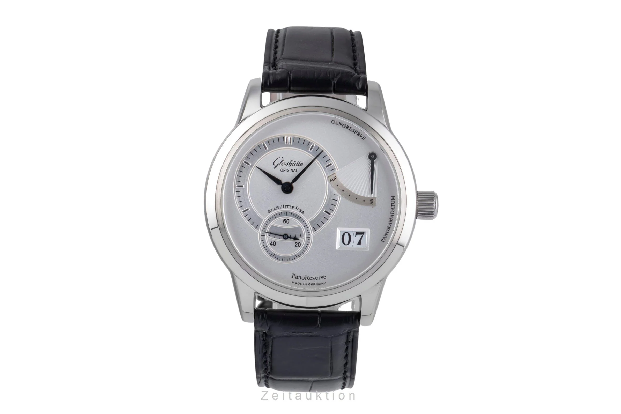Glashütte PanoReserve steel manual winding men's watch 65-01-02-02-04	  [2505524] - Image 5