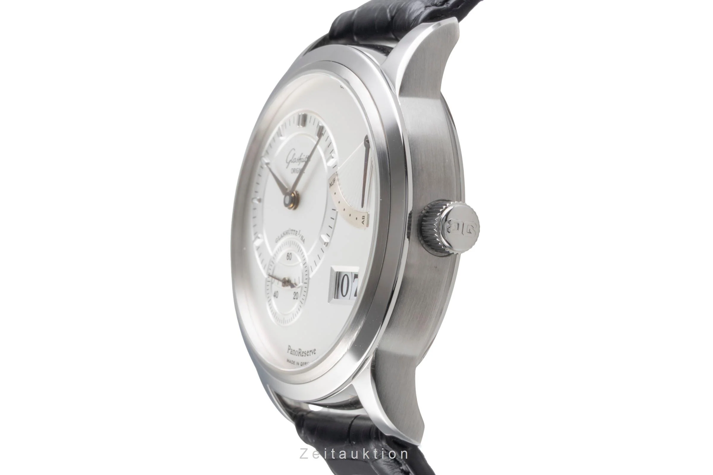 Glashütte PanoReserve steel manual winding men's watch 65-01-02-02-04	  [2505524] - Image 7