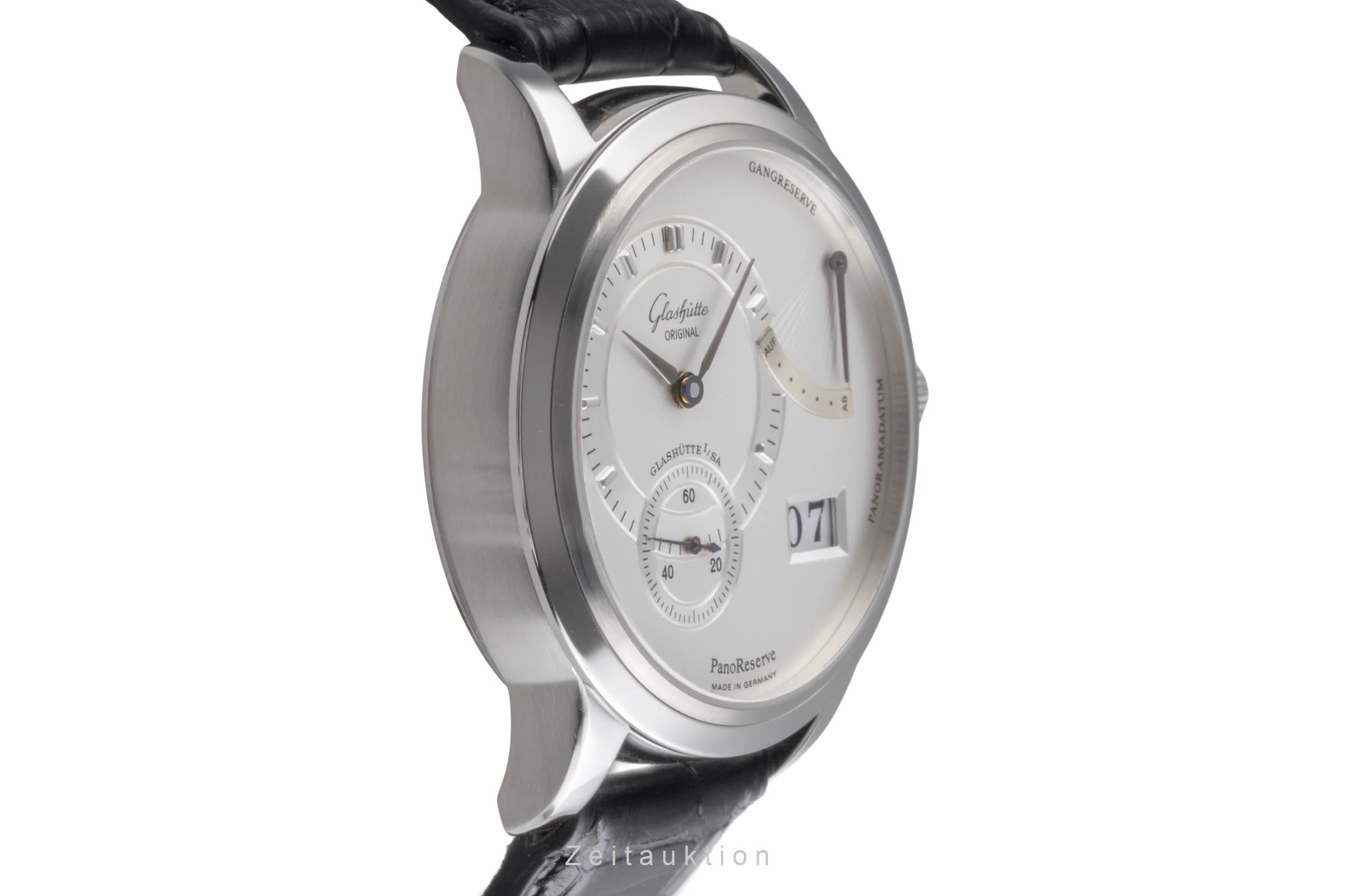 Glashütte PanoReserve steel manual winding men's watch 65-01-02-02-04	  [2505524] - Image 8