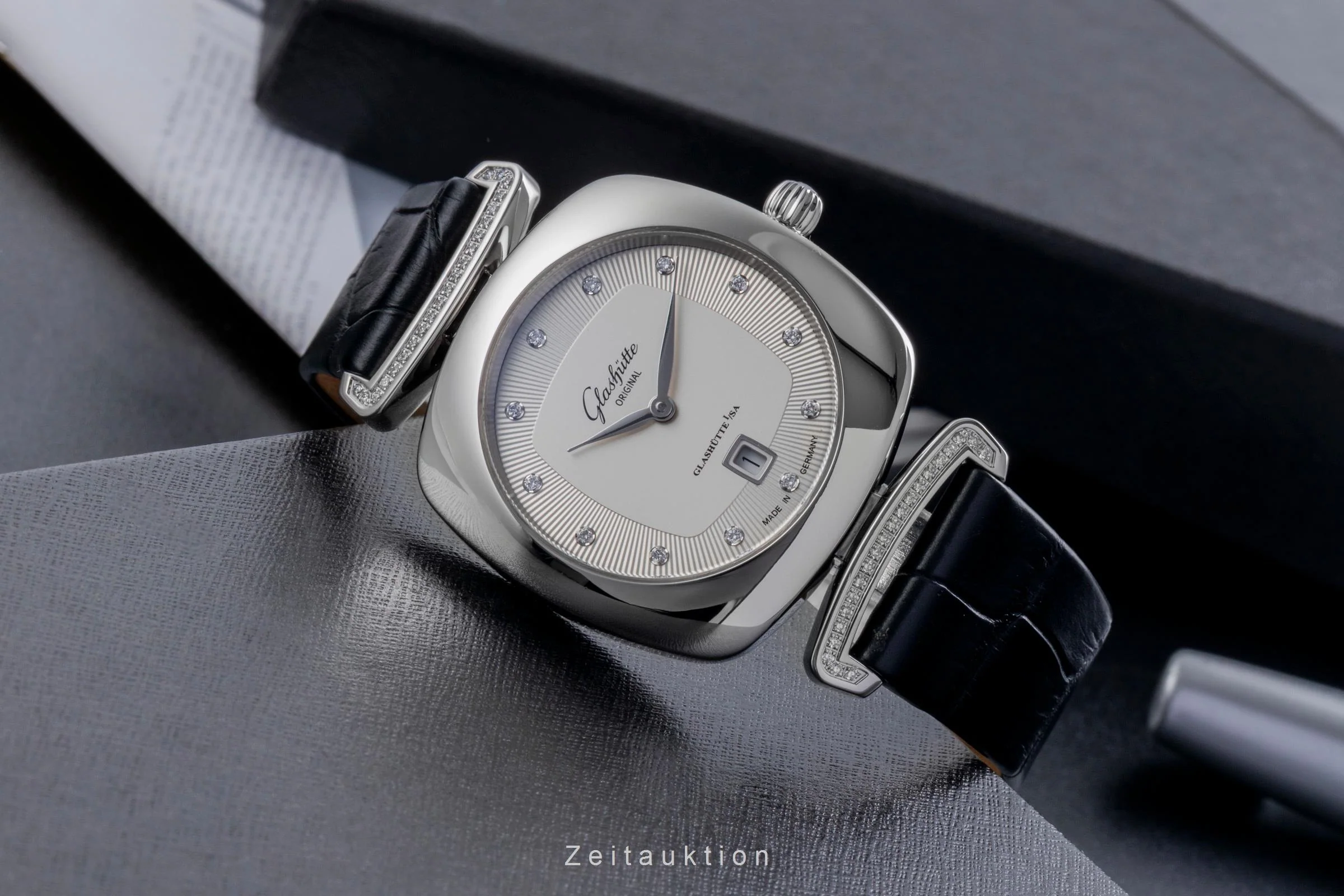 Glashütte Pavonina steel quartz women's watch 03-01-10-12-02 LP: 7300EUR  [2600066] - Image 3